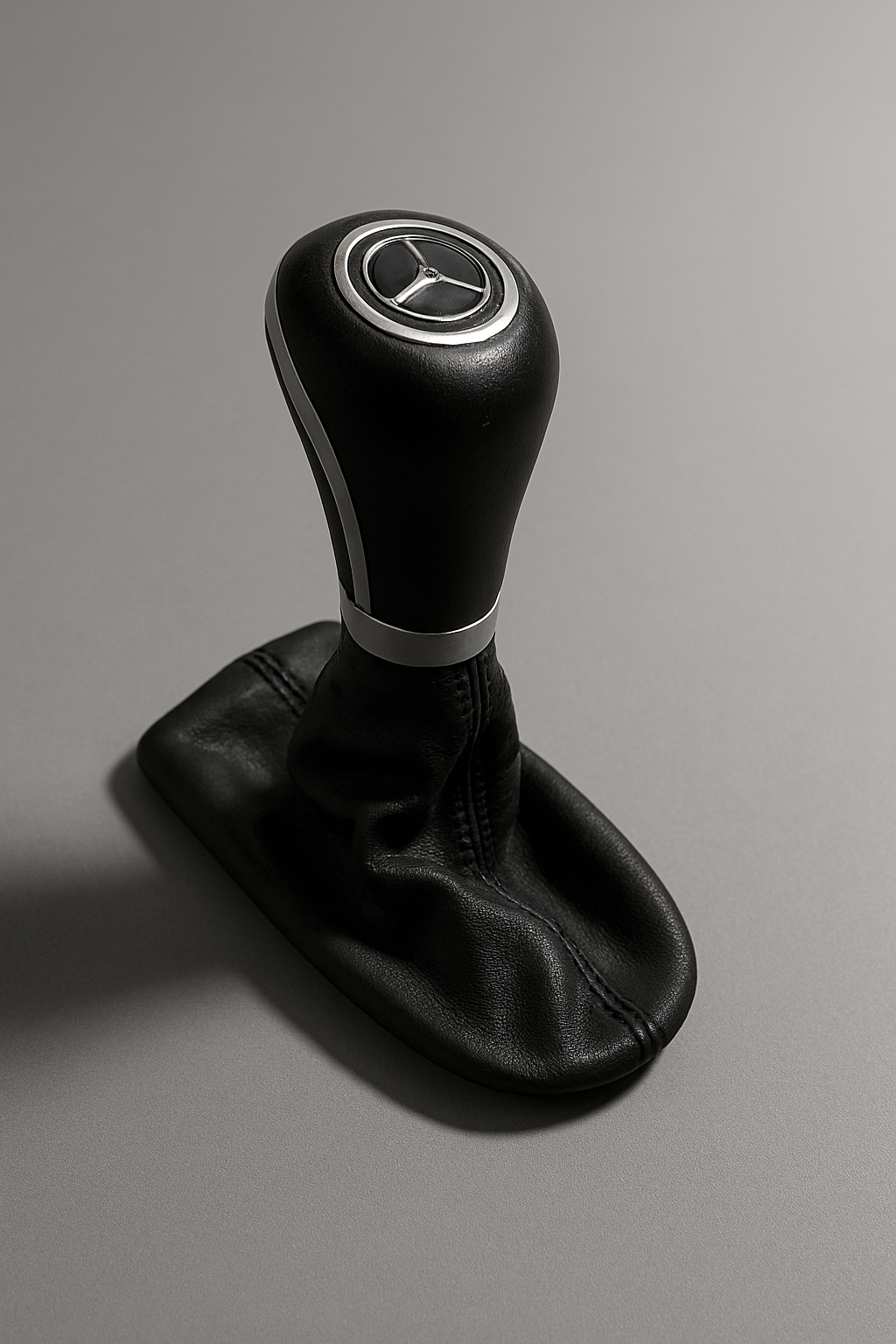 2007-2009 Mercedes W211 E350 E550 OEM Shifter Knob & Boot BLACK & METAL #147