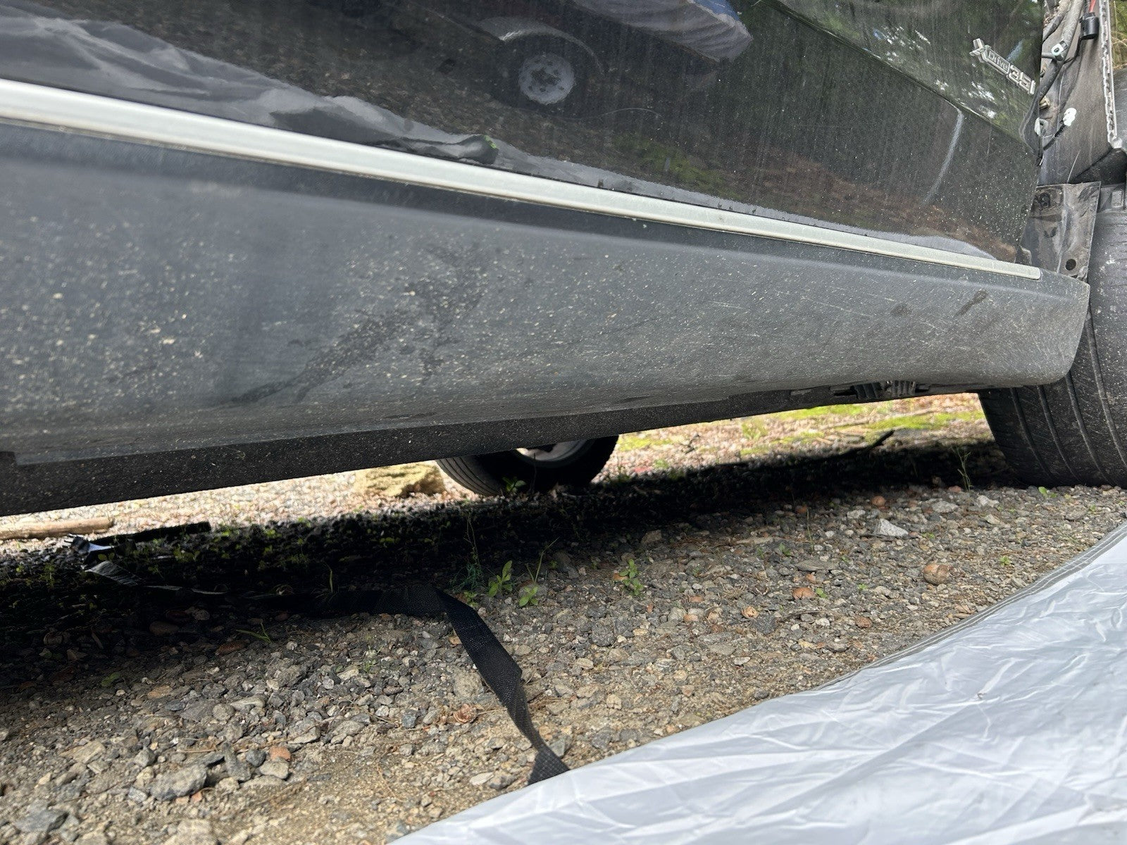 14-18 BMW X5 F15 Right Passenger RUNNING BOARD STEP BAR PLATE OEM