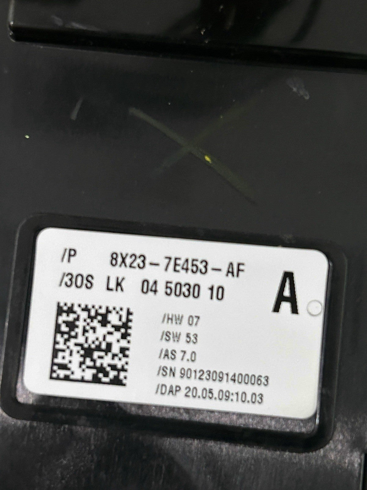 09 10 11 Jaguar XF Floor Gear Shifter Selector Park Brake Switch 8X23-7E453-AF