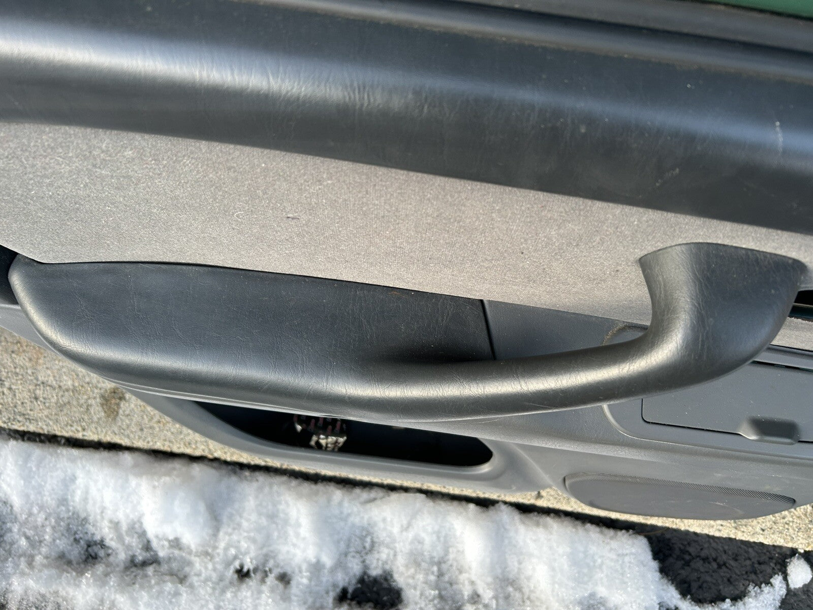 2001-2007 TOYOTA TUNDRA REAR LEFT DRIVER SIDE DOOR PANEL TRIM Gray OEM