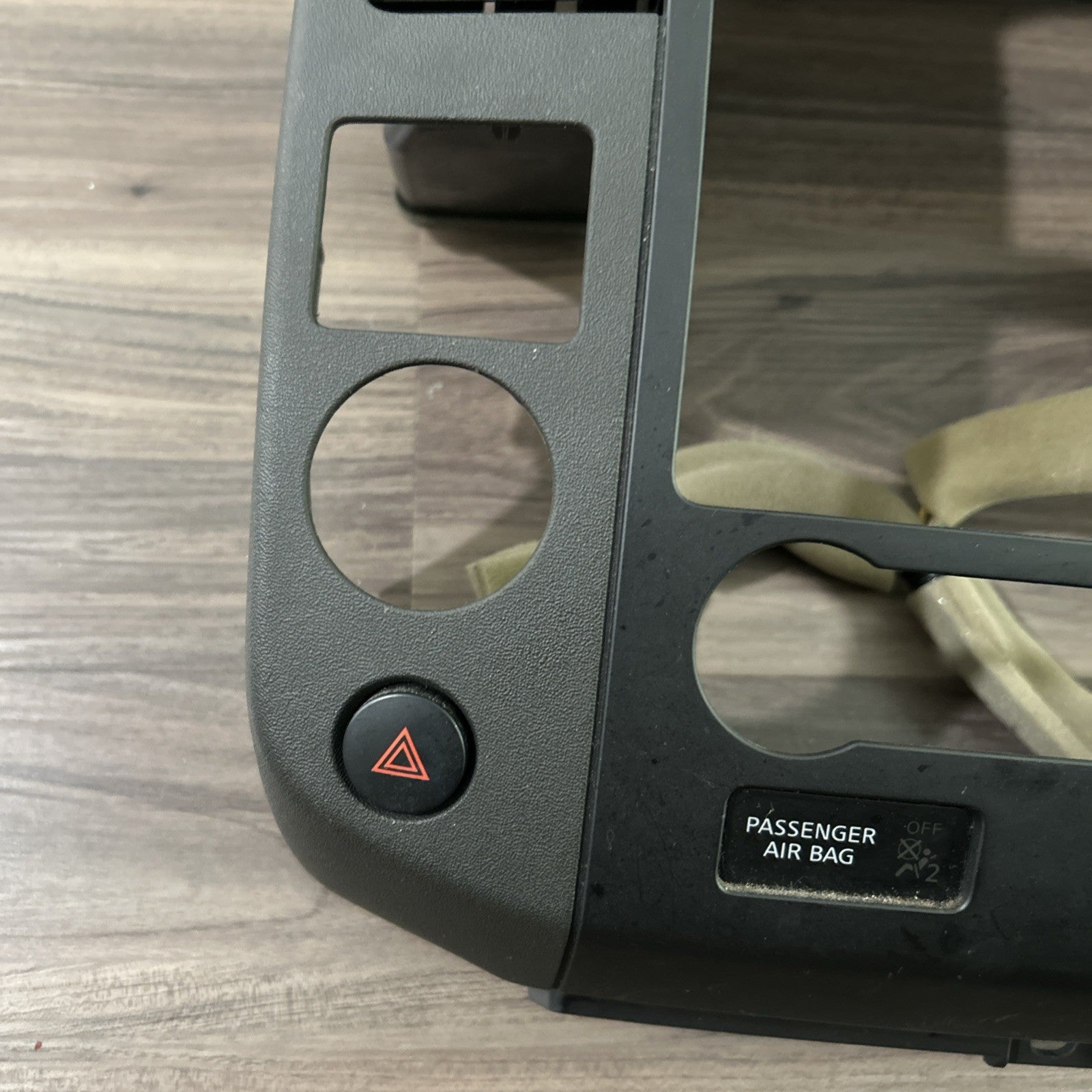 08-12 Nissan pathfinder Graphite center dash radio heat AC vent bezel trim OEM