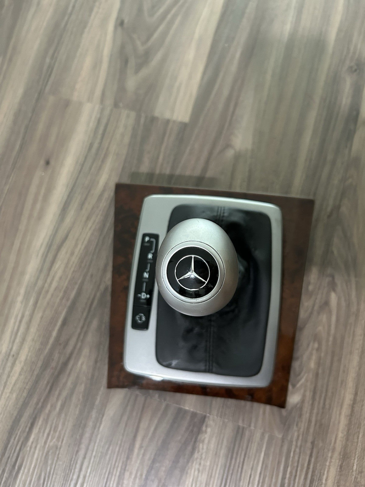 08-14 Mercedes W204, C300 Auto Shift Knob Boot & Base Trim Wood Trim