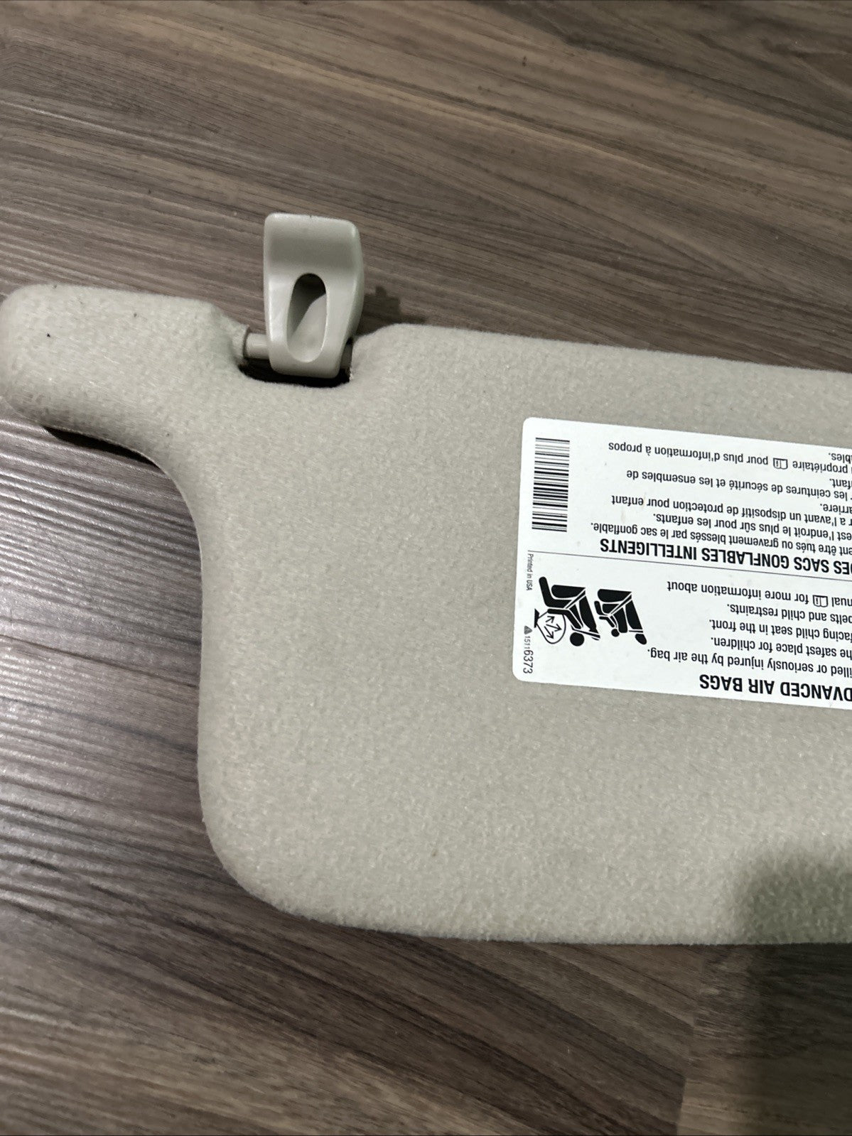 04-11 COLORADO CANYON GREY INTERIOR LEFT/RIGHT SUN VISOR SET SUN VISORS OEM