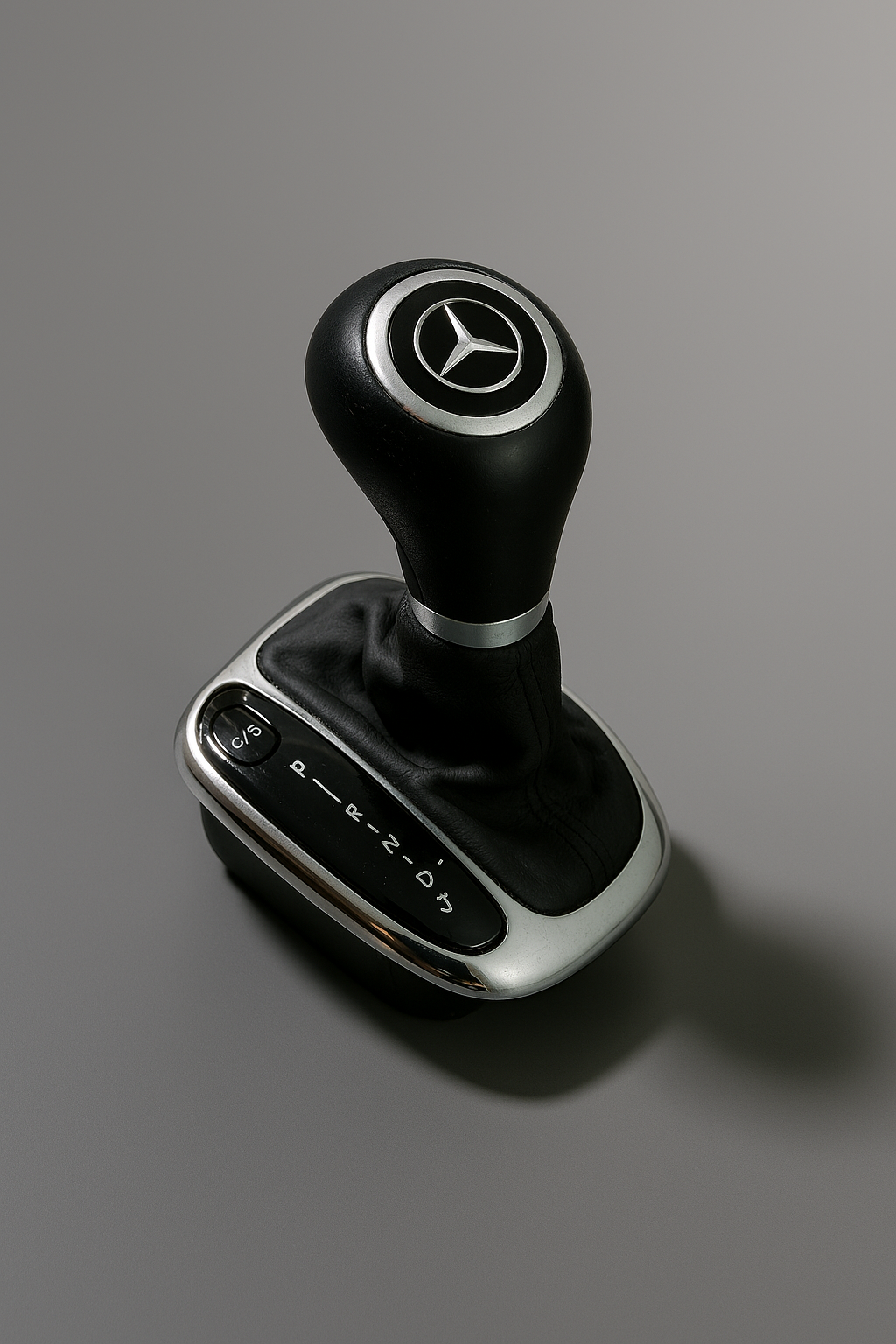 01-09 Mercedes W203 W209 C  CLK Gear Shifter Knob Boot Chrome Sport Edition OEM