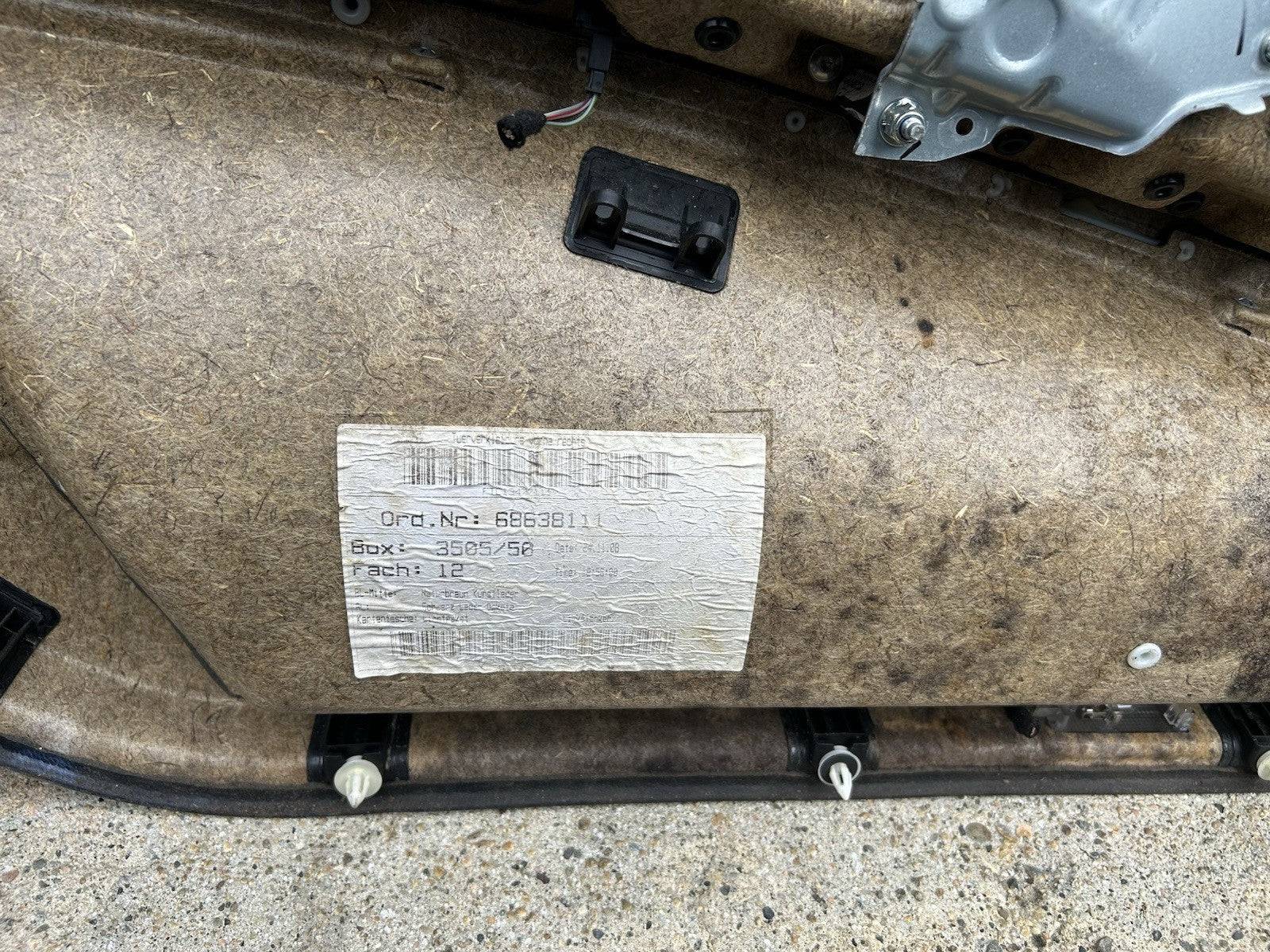 08 09 10 BMW 535xi 535i E60 FRONT RIGHT PASSENGER SIDE DOOR PANEL TRIM OEM