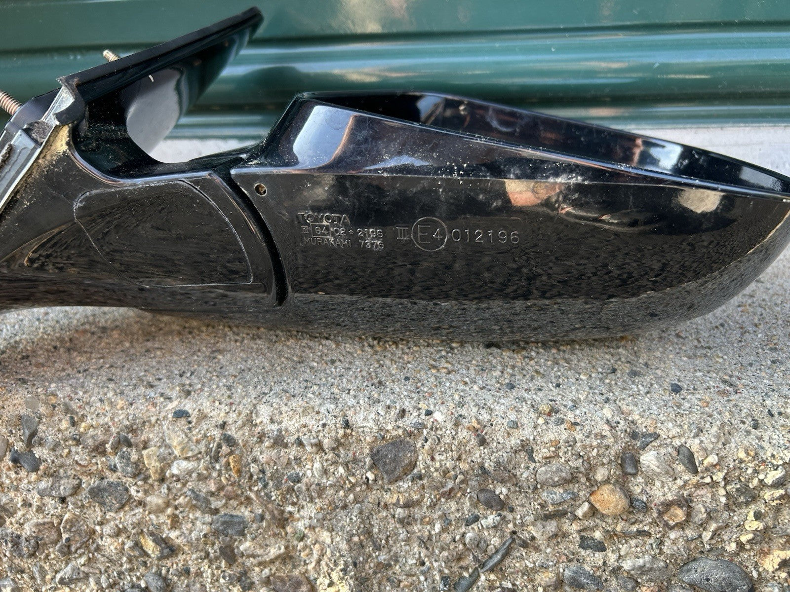 03-08 LEXUS GX470 4.7L   VIEW POWER MIRROR RIGHT PASSENGER BLACK 202