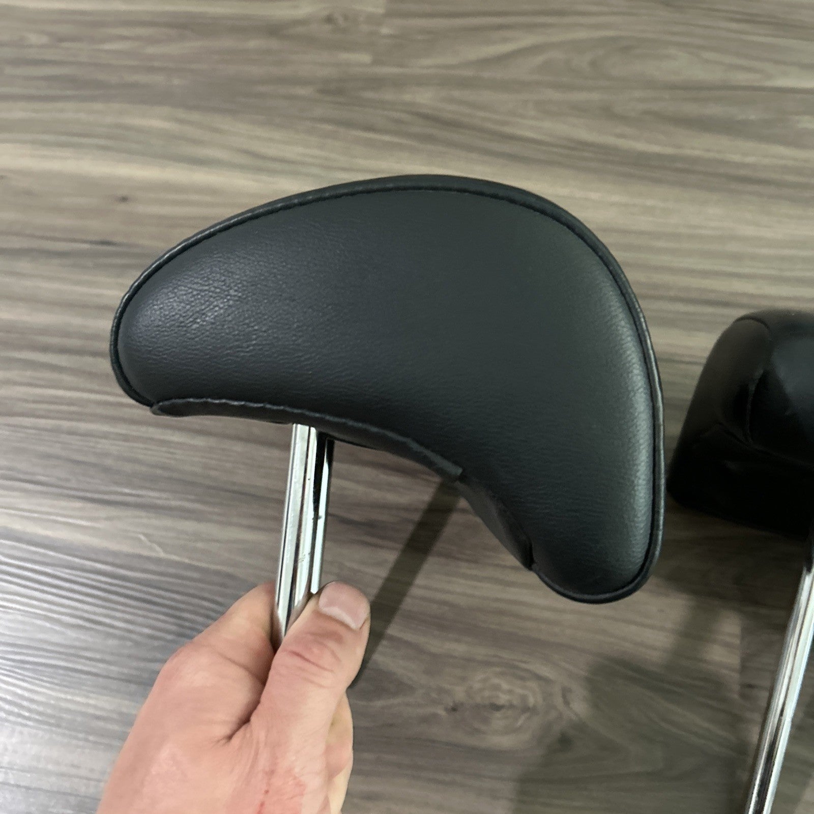 10-15 Lexus RX350 Second 2nd Row Left Right Center Headrest Set Leather Black