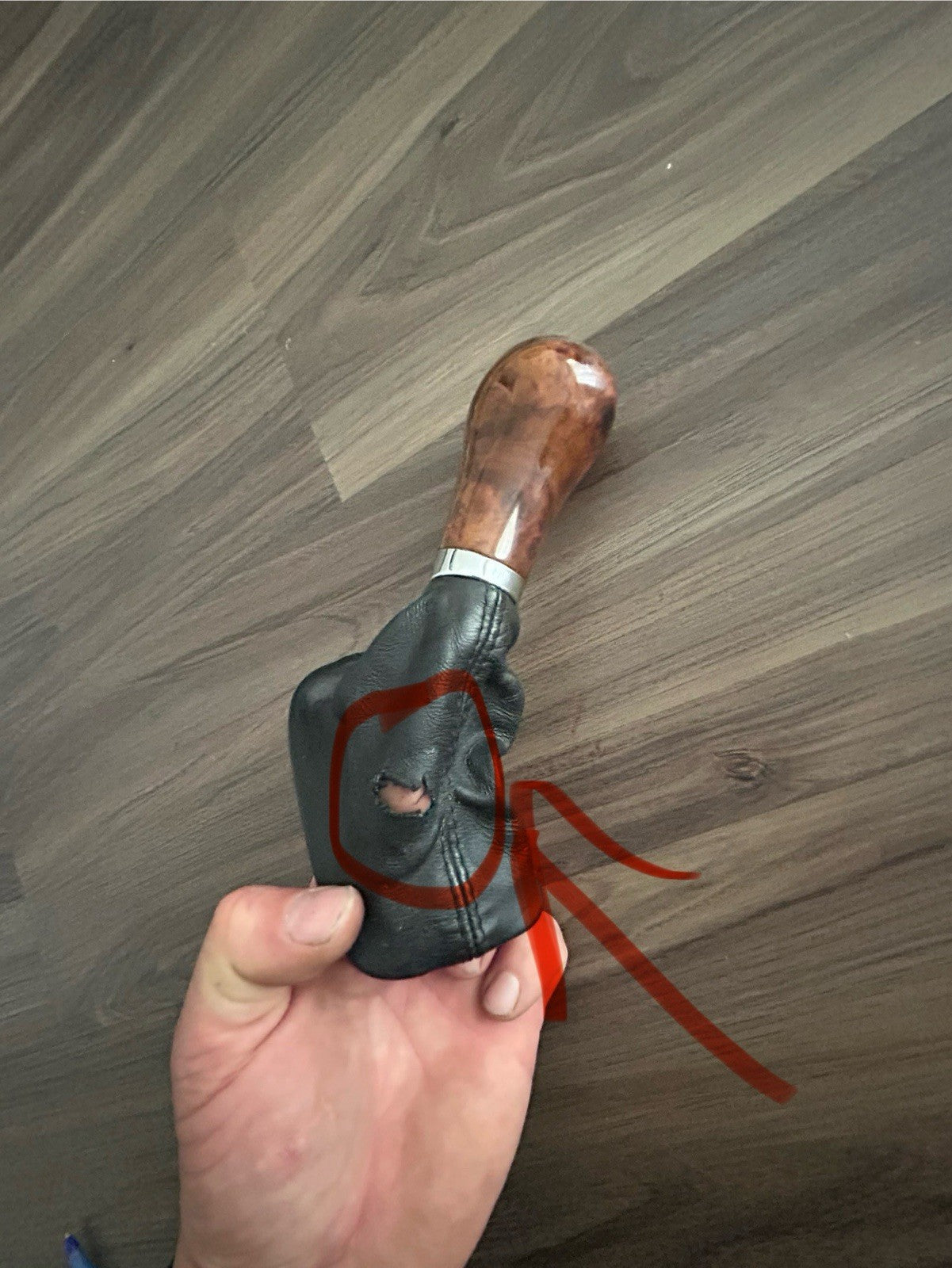 01-09 Mercedes W203 W209 C  CLK550 Gear Shifter Knob Boot Key Less Go OEM