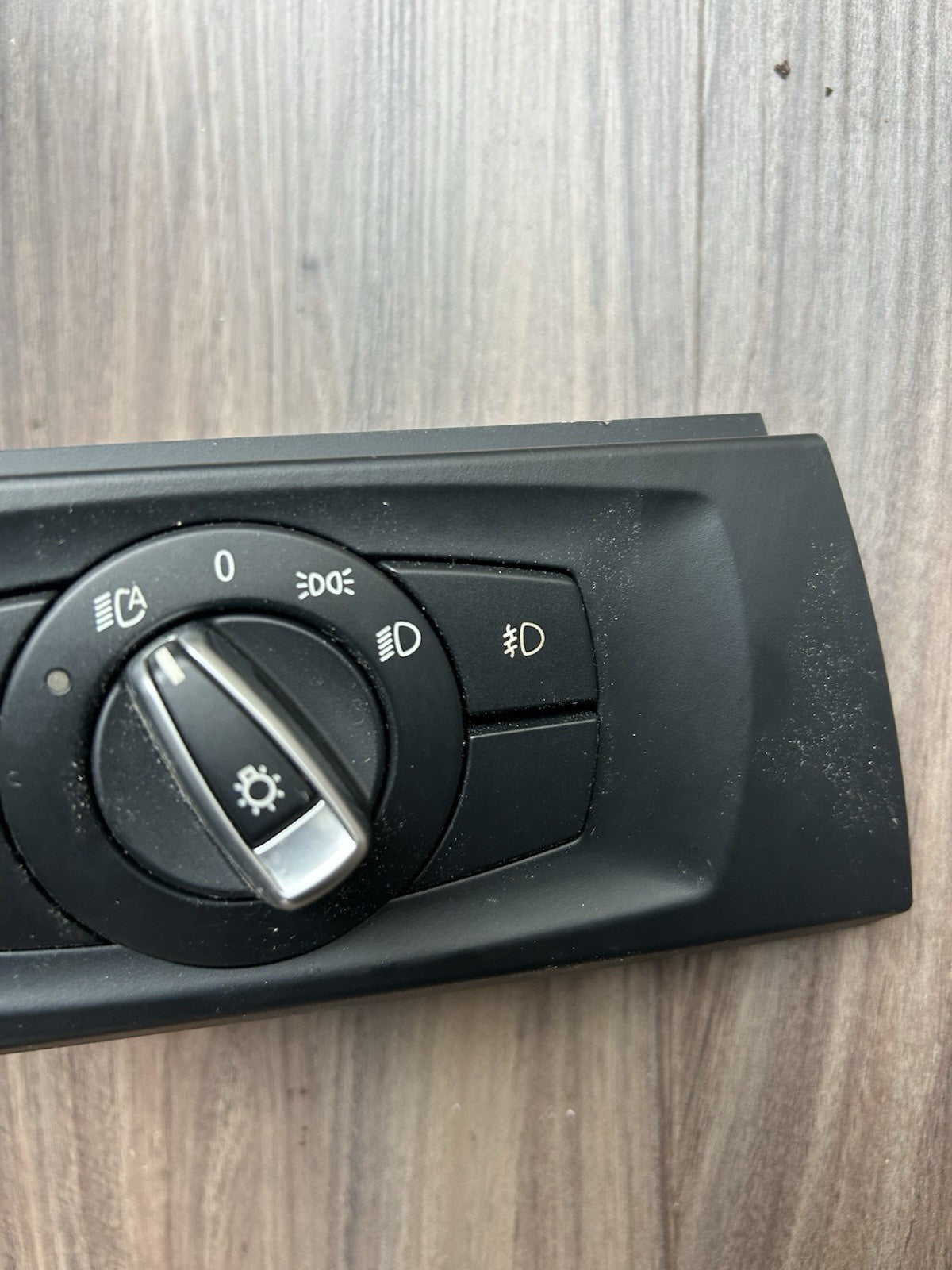 08-11 OEM BMW E82 E88 E90 E91 Headlight Switch Control Panel Light Module BLACK