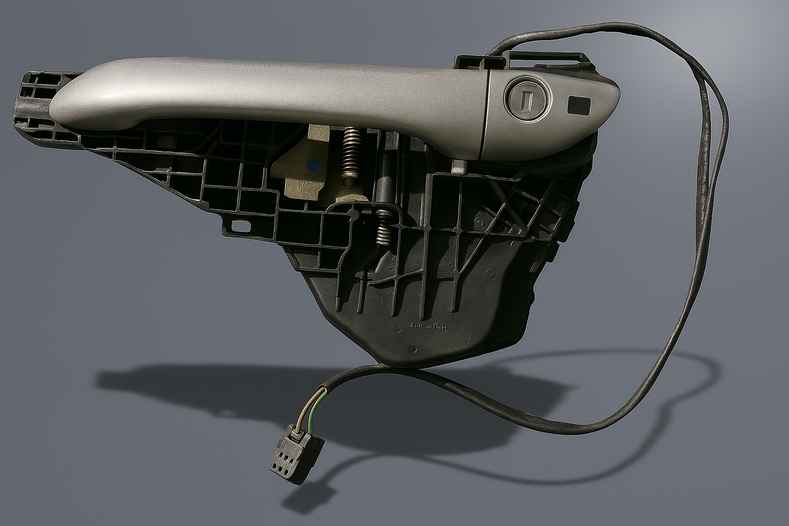 06-12 Mercedes w251 R350 Front Left Driver Side Exterior Door Handle OEM Silver