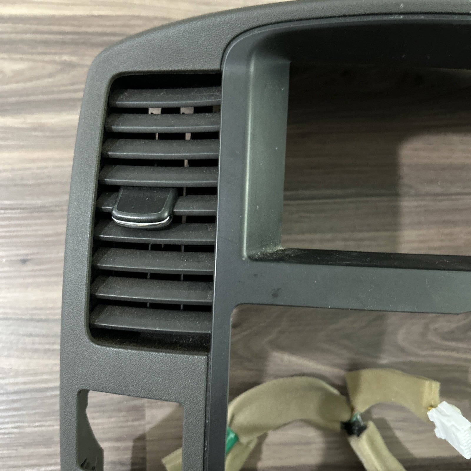 08-12 Nissan pathfinder Graphite center dash radio heat AC vent bezel trim OEM
