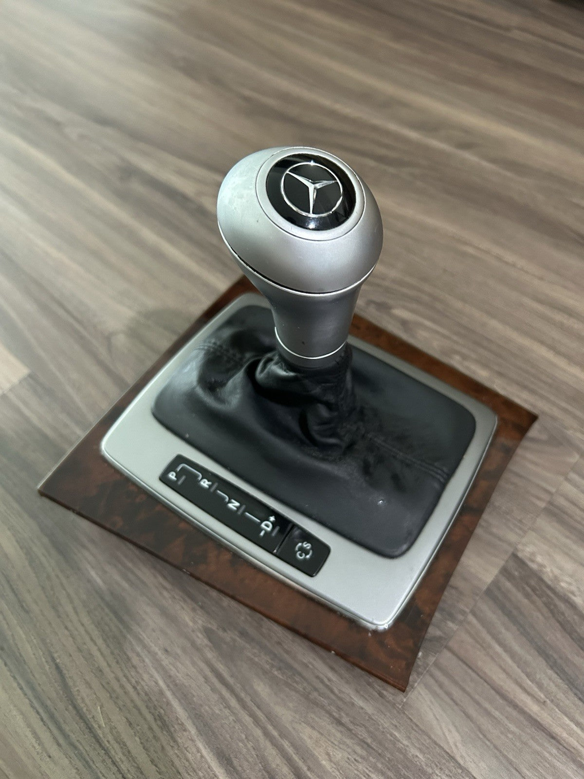 08-14 Mercedes W204, C300 Auto Shift Knob Boot & Base Trim Wood Trim