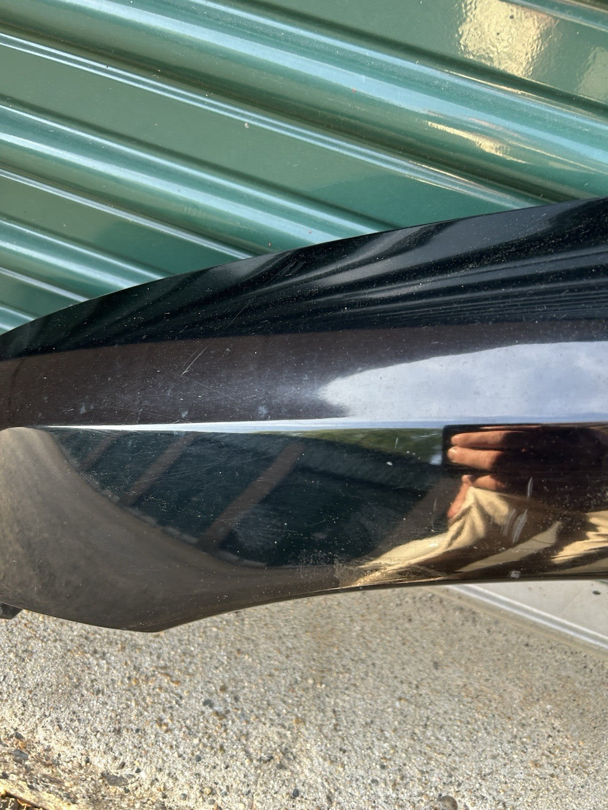 03-09 LEXUS GX470 LEFT DRIVER FRONT FENDER FLARE BLACK 202