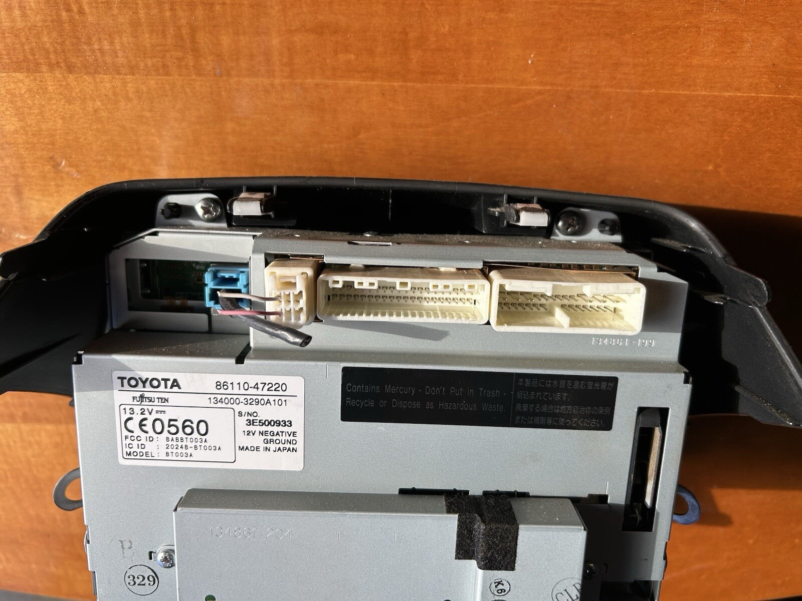 06-09 TOYOTA Prius Information Info Display Center Screen Monitor 86110-47220