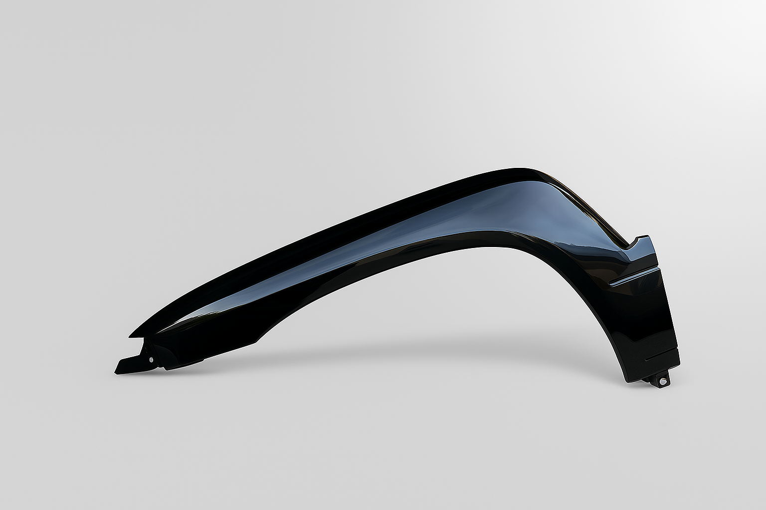 03-09 LEXUS GX470 LEFT DRIVER FRONT FENDER FLARE BLACK 202