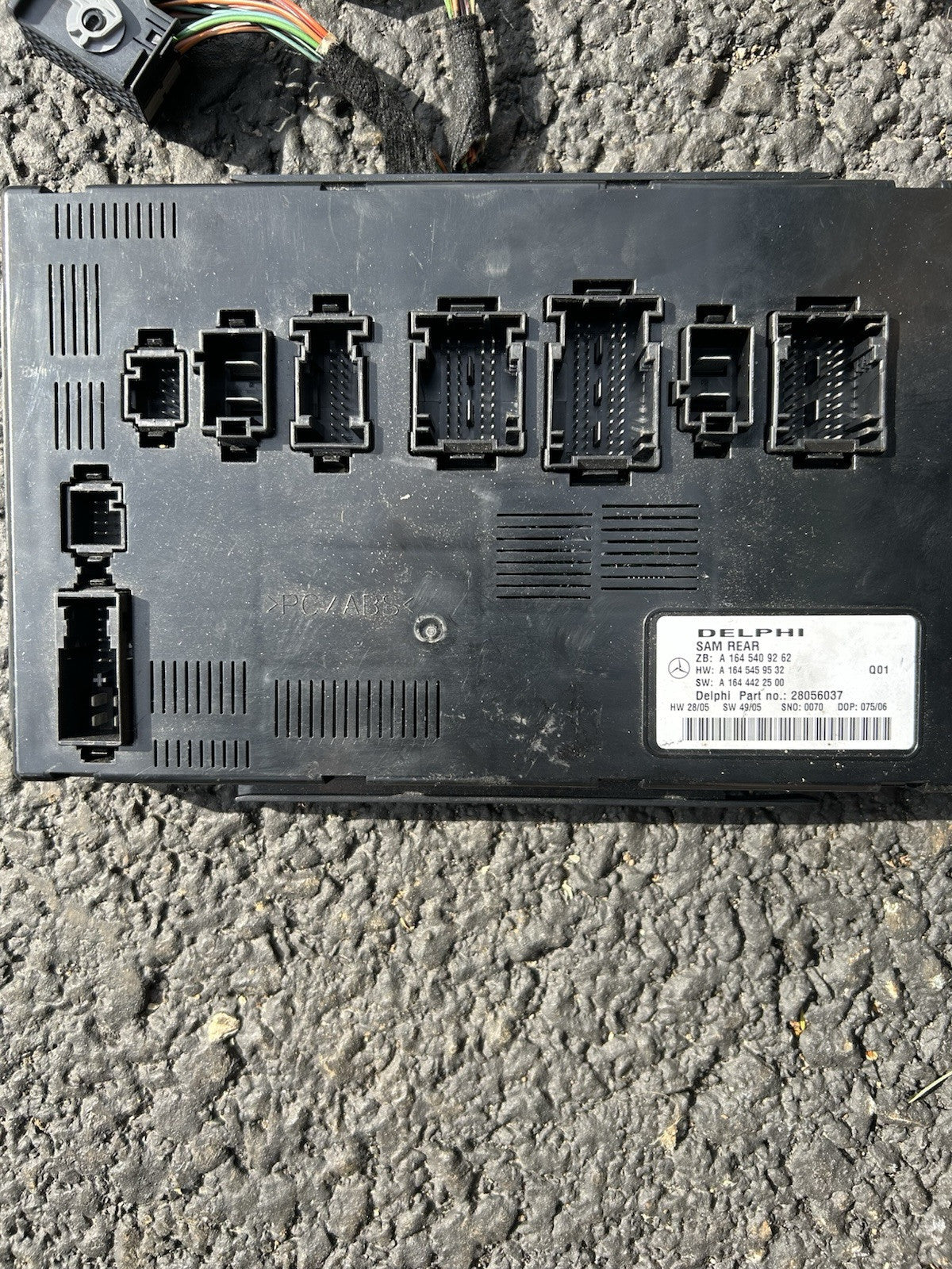 06-12 MERCEDES GL450 R500 R320 ML350 REAR SAM CONTROL MODULE A1645409262