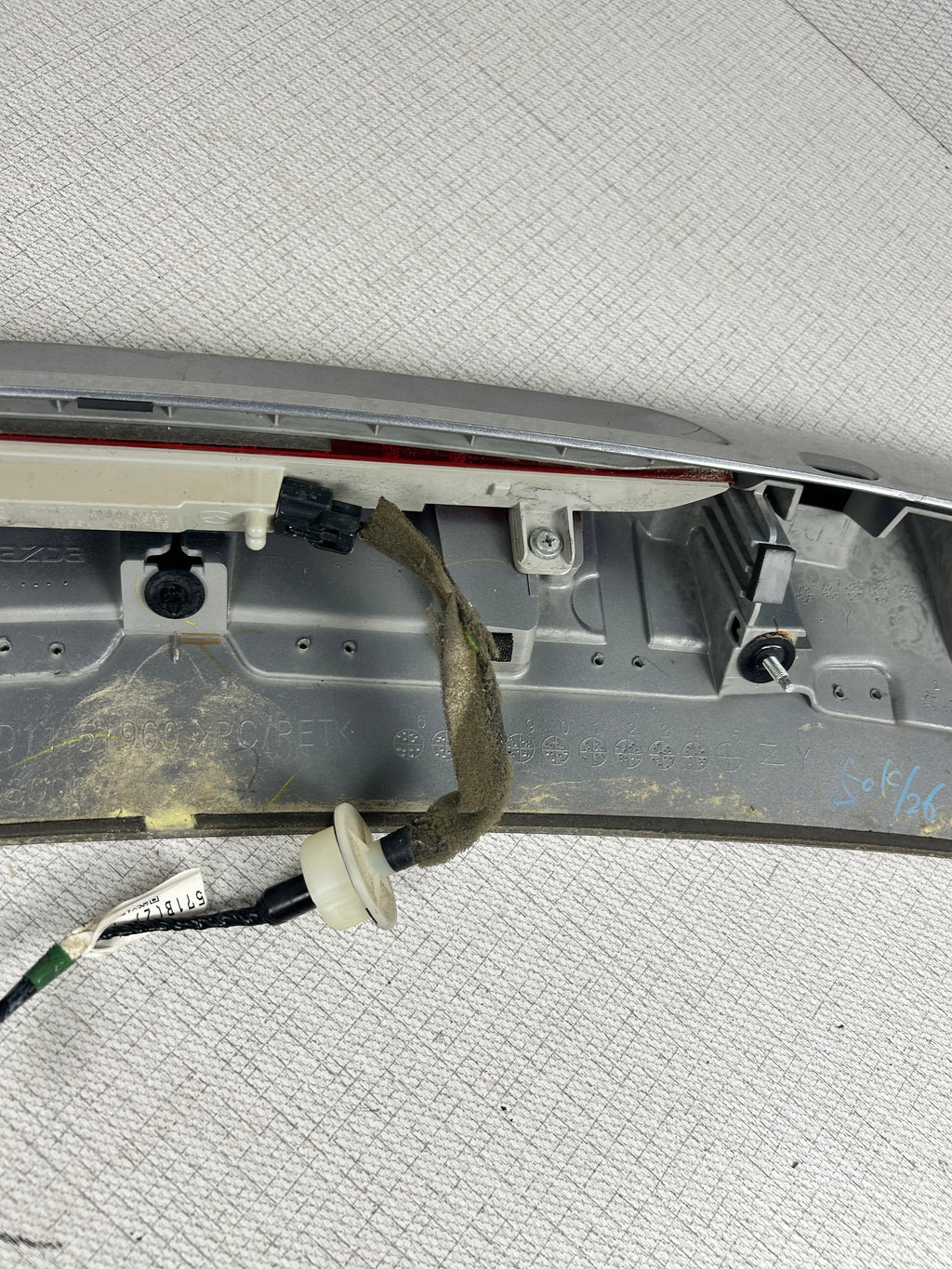 Mazda Cx-9 CX9 Rear Lift Gate Spoiler Third Brake Light 2007-2015 OEM Color 38P