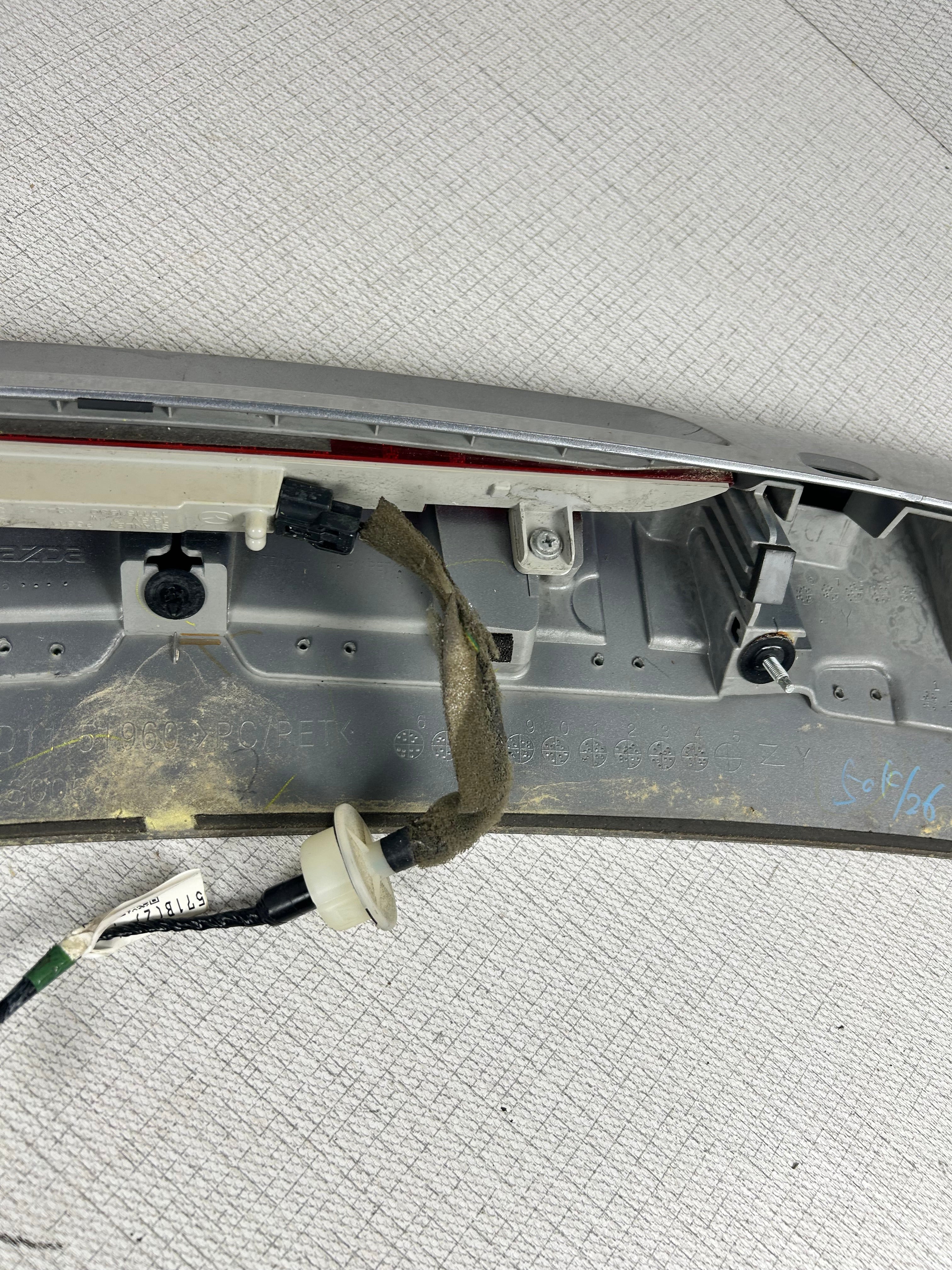 Mazda Cx-9 CX9 Rear Lift Gate Spoiler Third Brake Light 2007-2015 OEM Color 38P