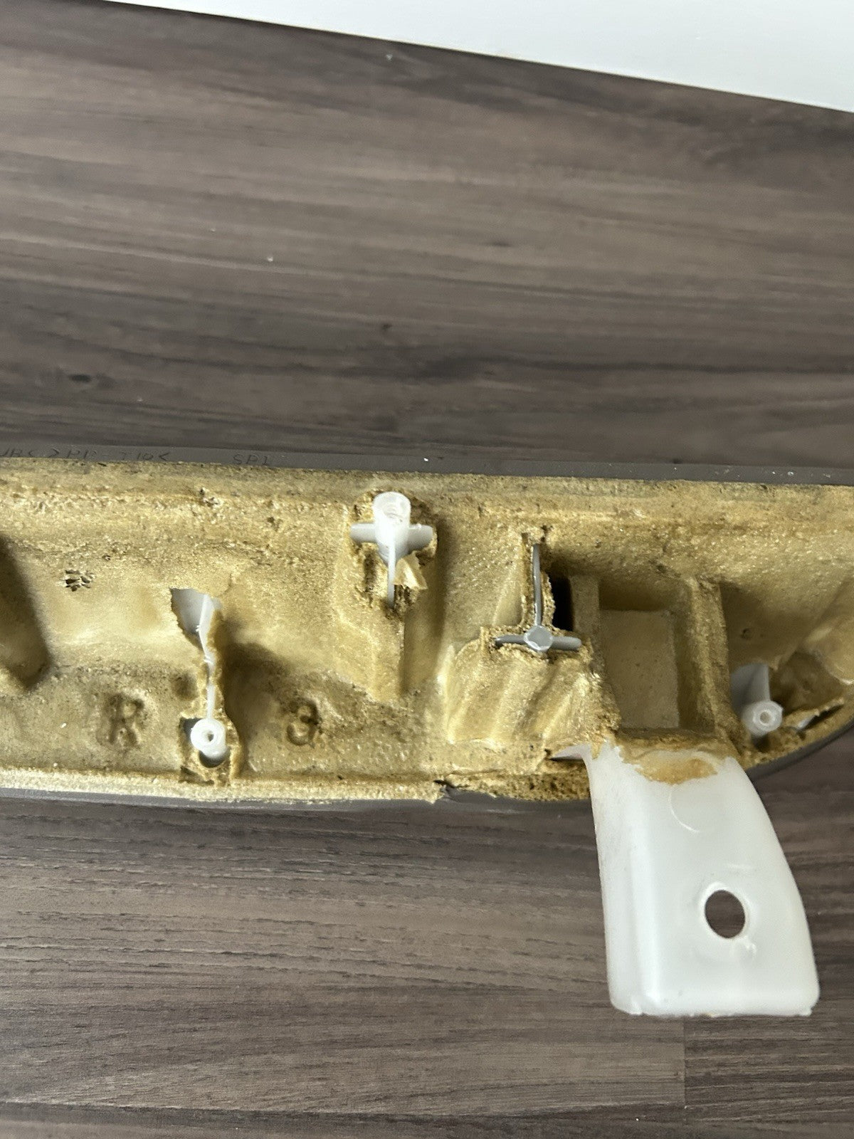 2001-2007 Toyota Sequoia Rear Right Door Panel Handle Armrest Brown