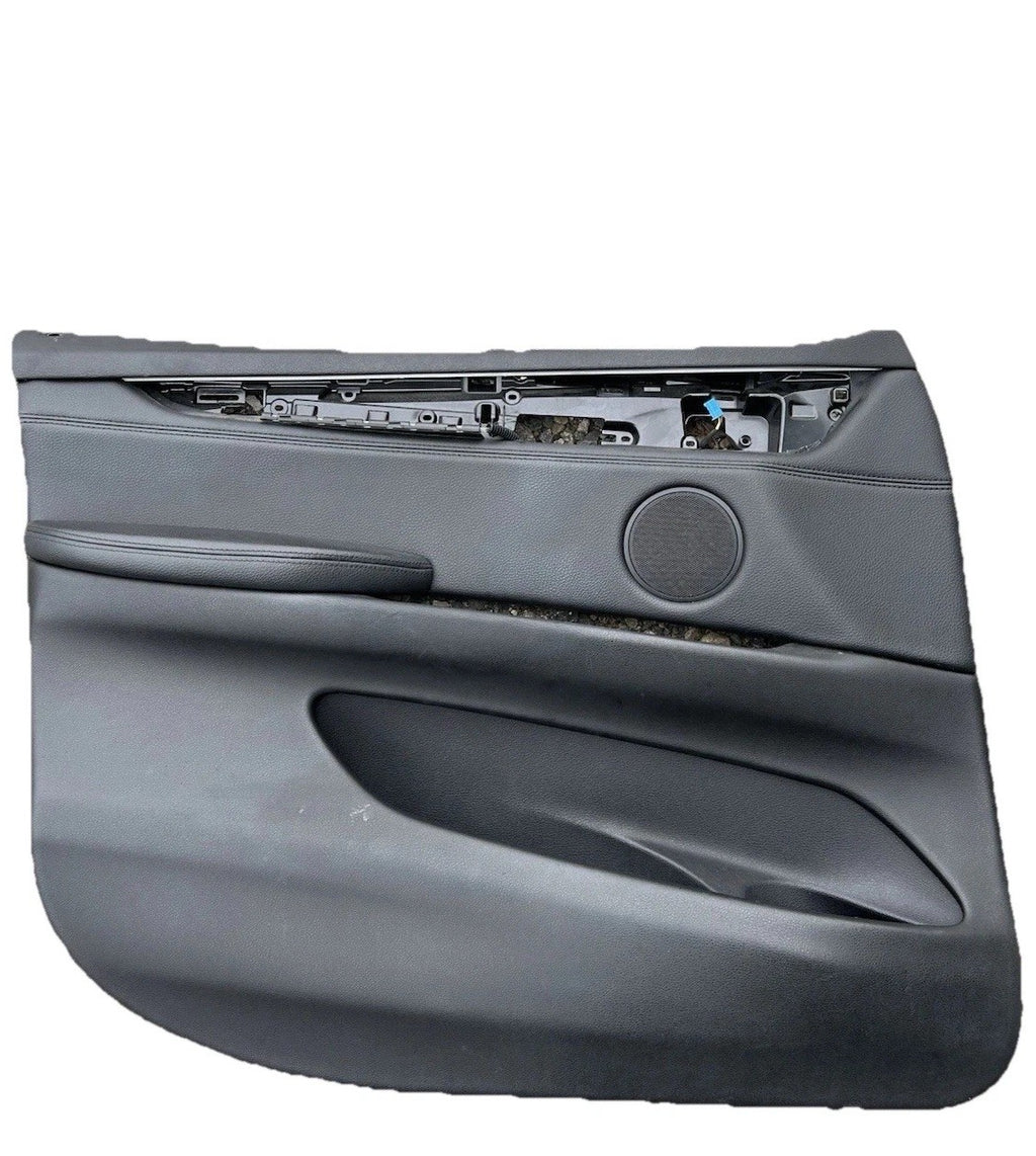 BMW X5 F15 FRONT LEFT DRIVER SIDE INTERIOR DOOR PANEL TRIM COVER OEM 2014-2018