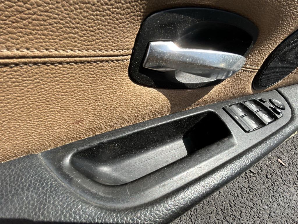 BMW E60/E61 5-Series Front Left Driver Door Panel Dakota Naturbraun OEM