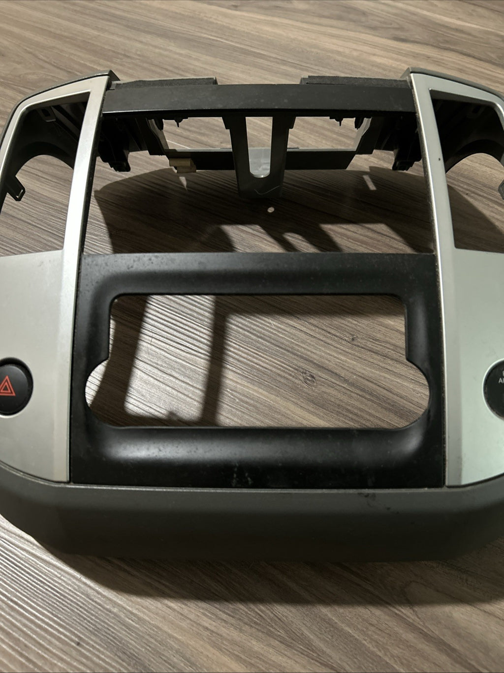 2009 2010 2011 2012 Nissan Frontier Xterra Dash Radio Trim Bezel Gray Silver 155