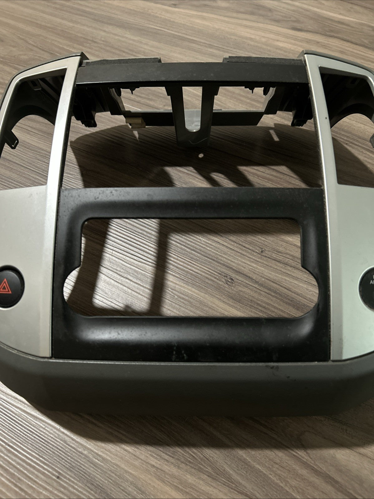 2009 2010 2011 2012 Nissan Frontier Xterra Dash Radio Trim Bezel Gray Silver 155