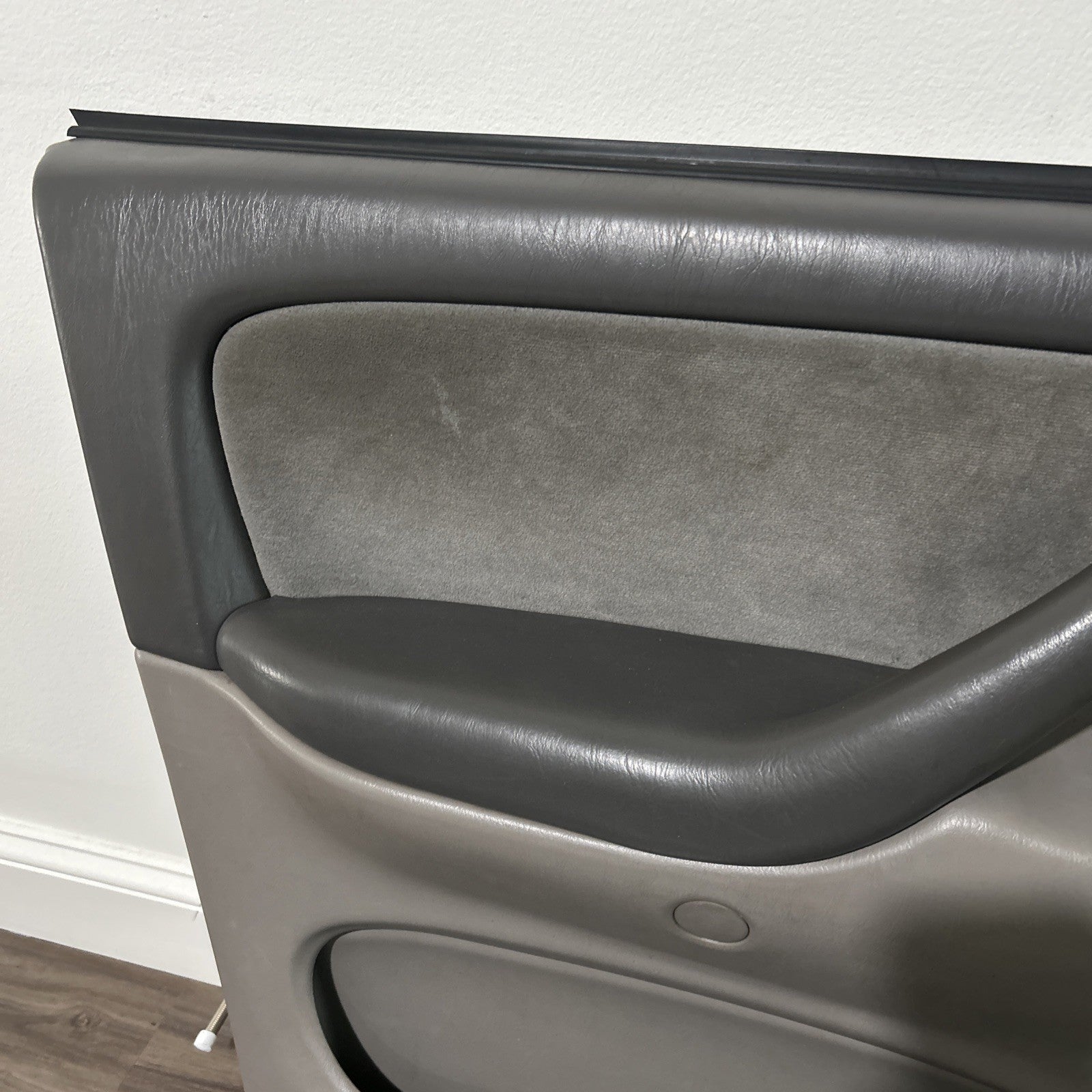 2001 2002 2003 2004 Toyota Sequoia Left Driver  Front Door Panel Trim Gray OEM