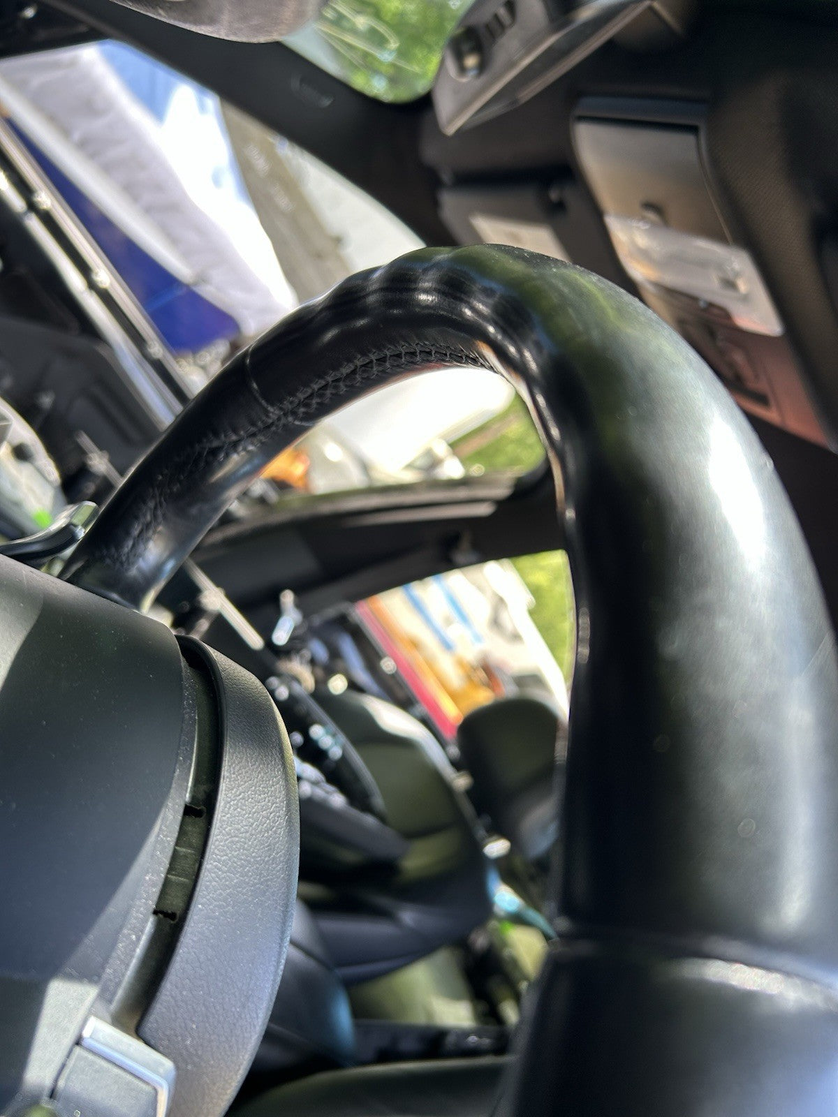 2014-2018 BMW X5 F15 15-19 BMW X6 F16 STEERING WHEEL W/ PADDLES (BLACK) M-SPORT!