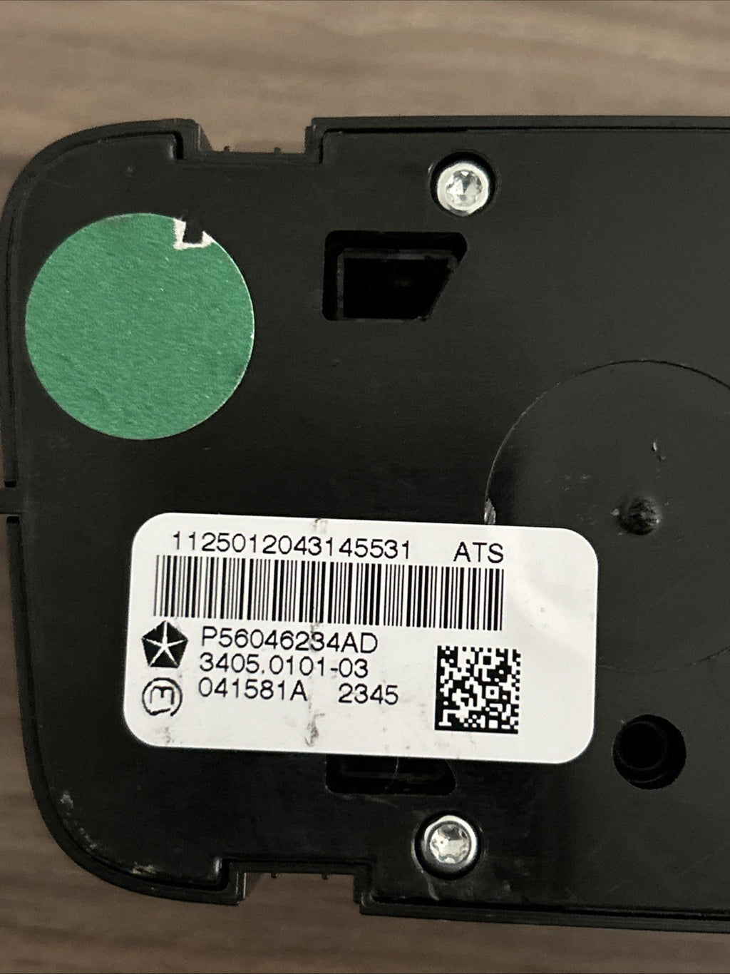 2014 - 2021 Jeep Grand Cherokee Transfer Case Control Switch P56046234AD OEM