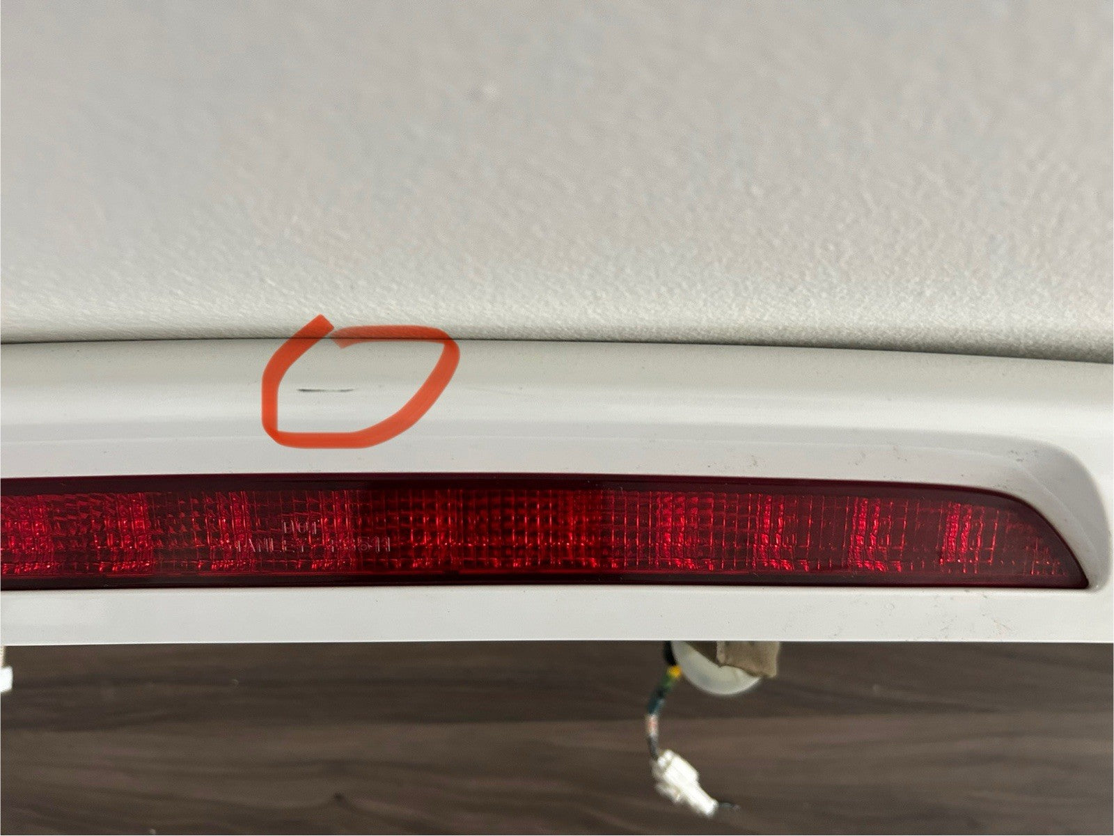MAZDA CX-9 CX9 REAR LIFT GATE SPOILER THIRD BRAKE LIGHT  2007-2015 OEM Color 34K