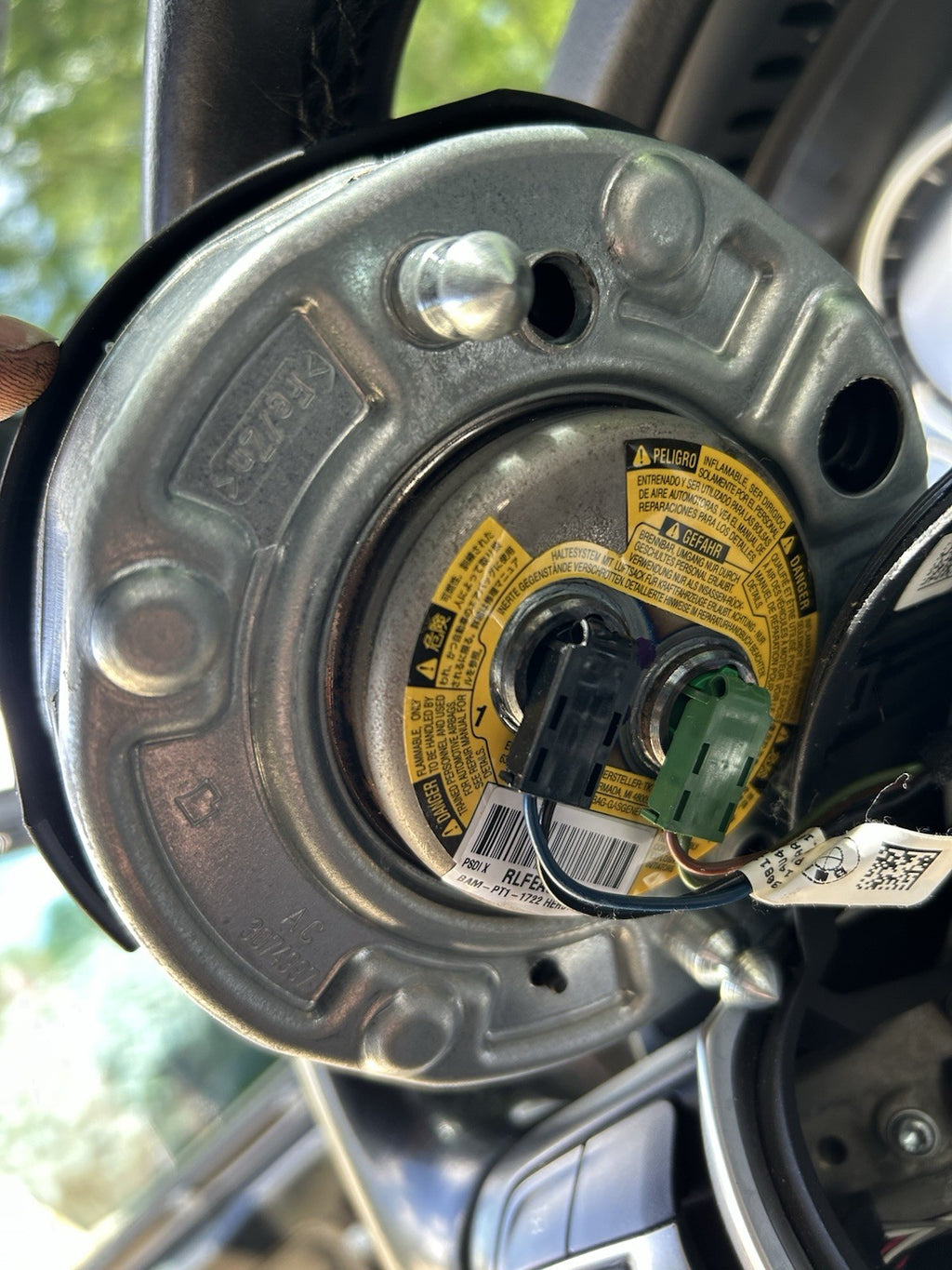 2014-2018 BMW X5 F15 15-19 BMW X6 F16 STEERING WHEEL W/ PADDLES (BLACK) M-SPORT!