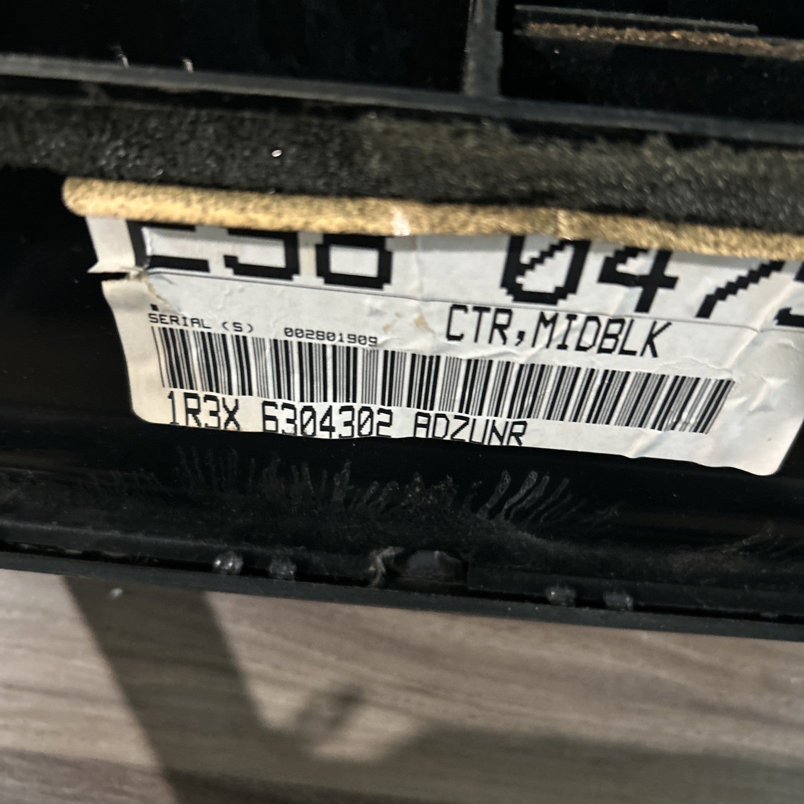 1999-2004 Ford Mustang Center Dash Radio Bezel AC Vent Trim Panel