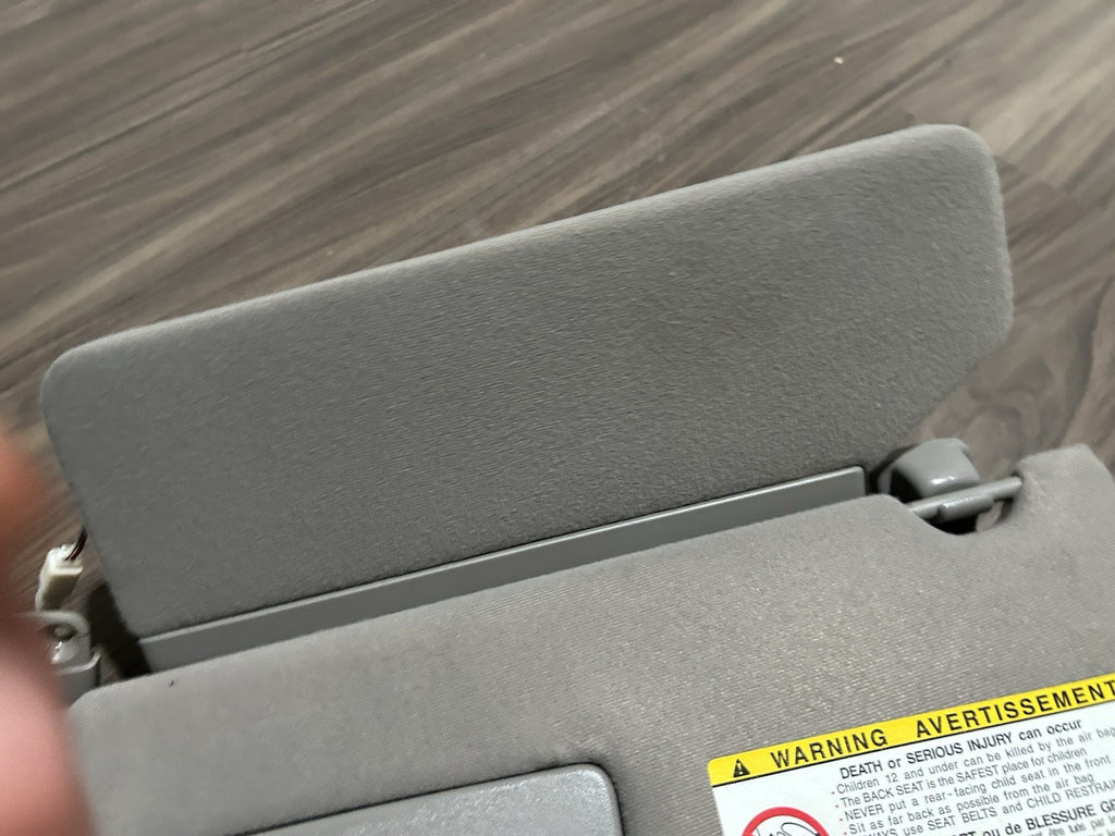 2000-2006 Toyota Tundra Sequoia DRIVER PASSENGER Left Right Sun Visor  OEM Gray
