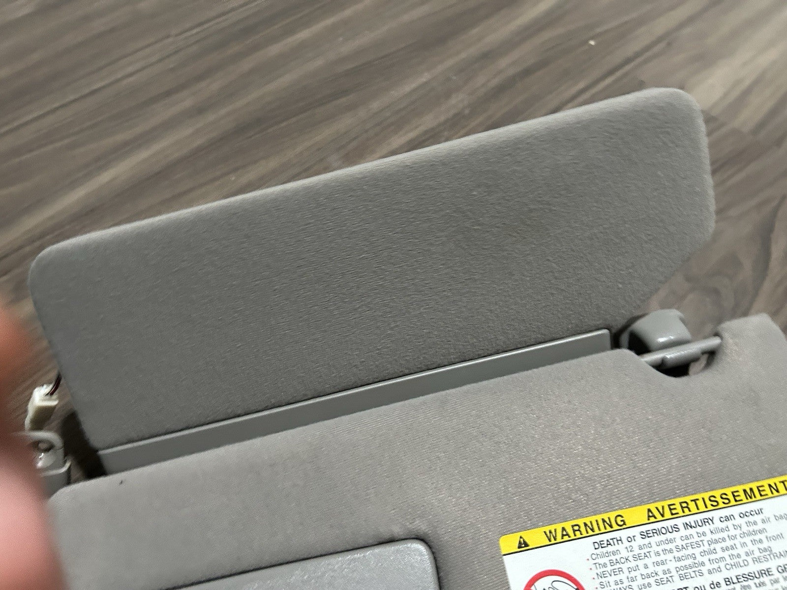 2000-2006 Toyota Tundra Sequoia DRIVER PASSENGER Left Right Sun Visor  OEM Gray