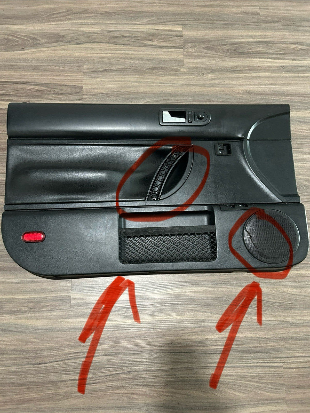 1998-2010 VW Volkswagen New Beetle Cloth HARDTOP Door Panel Set OEM BLACK