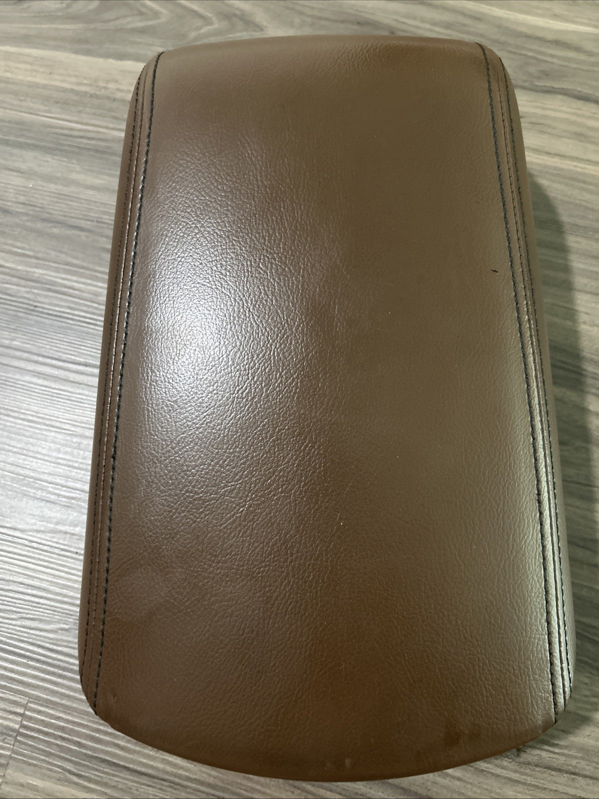 2011-2015 Ford Explorer Center Console Lid Armrest Arm Rest Brown Leather OEM