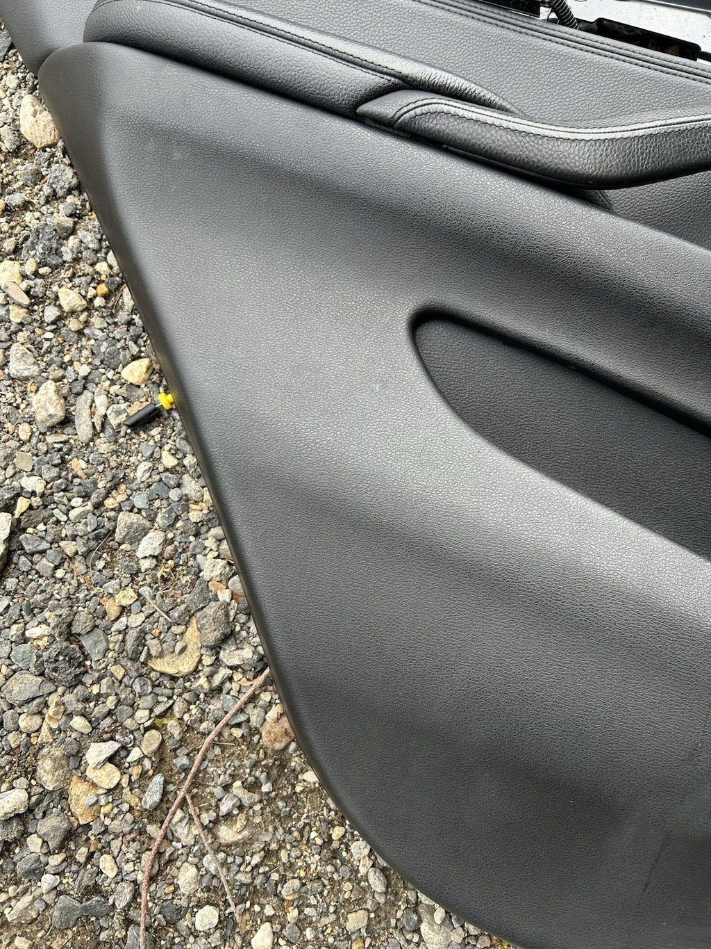 14-18 BMW X5 F15 Rear Left Driver Door Panel Card W/ Black OEM