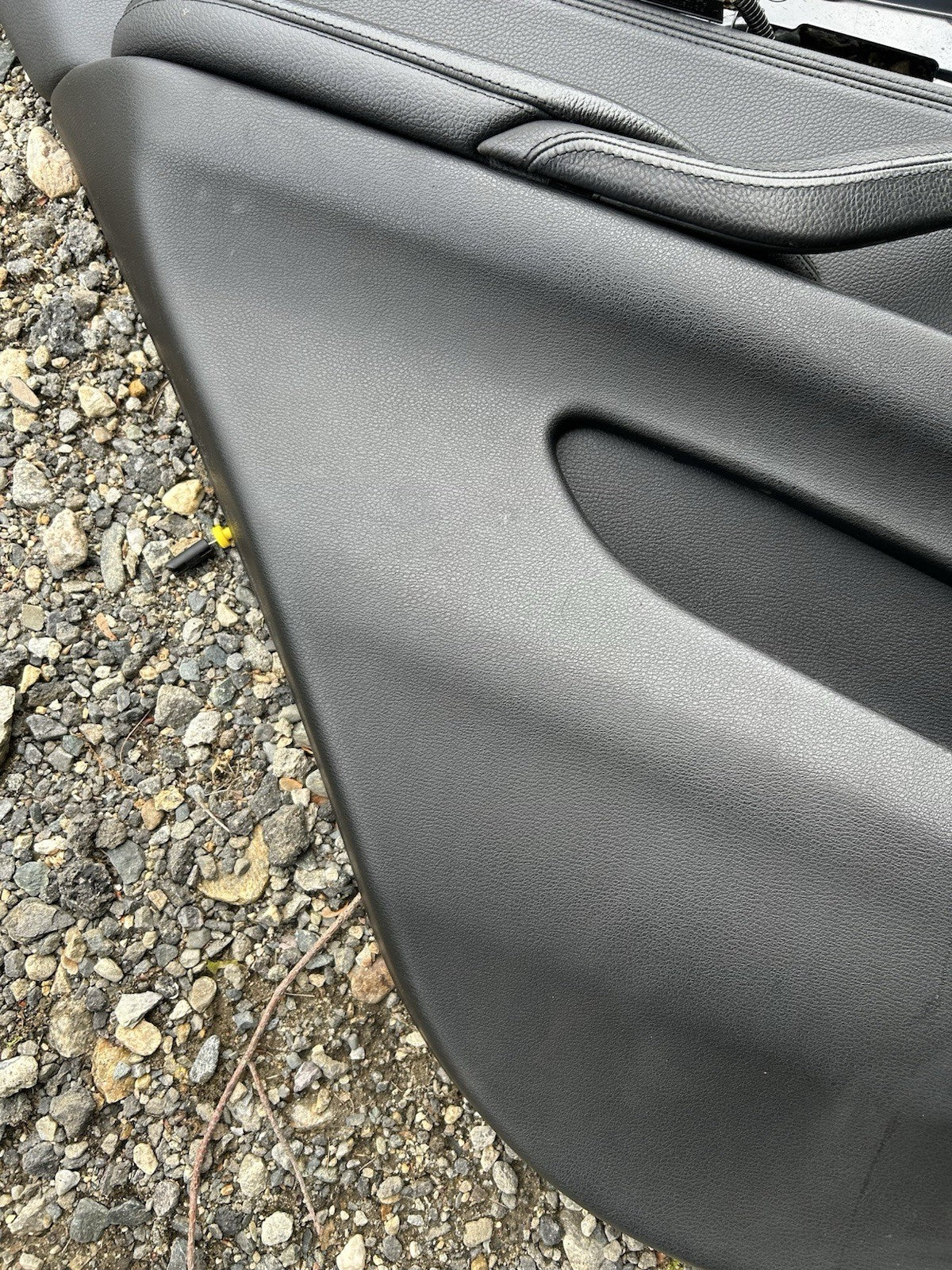 14-18 BMW X5 F15 Rear Left Driver Door Panel Card W/ Black OEM