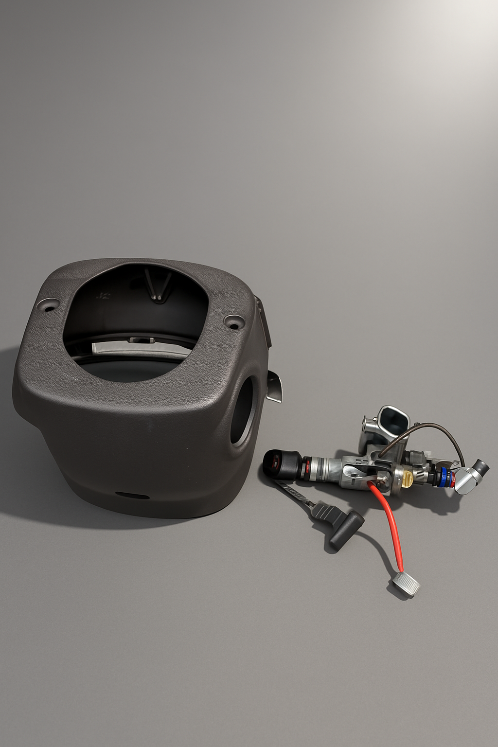 10-15 Hyundai Tucson Ignition Switch Cylinder Tumbler W/ Key & Shroud OEM