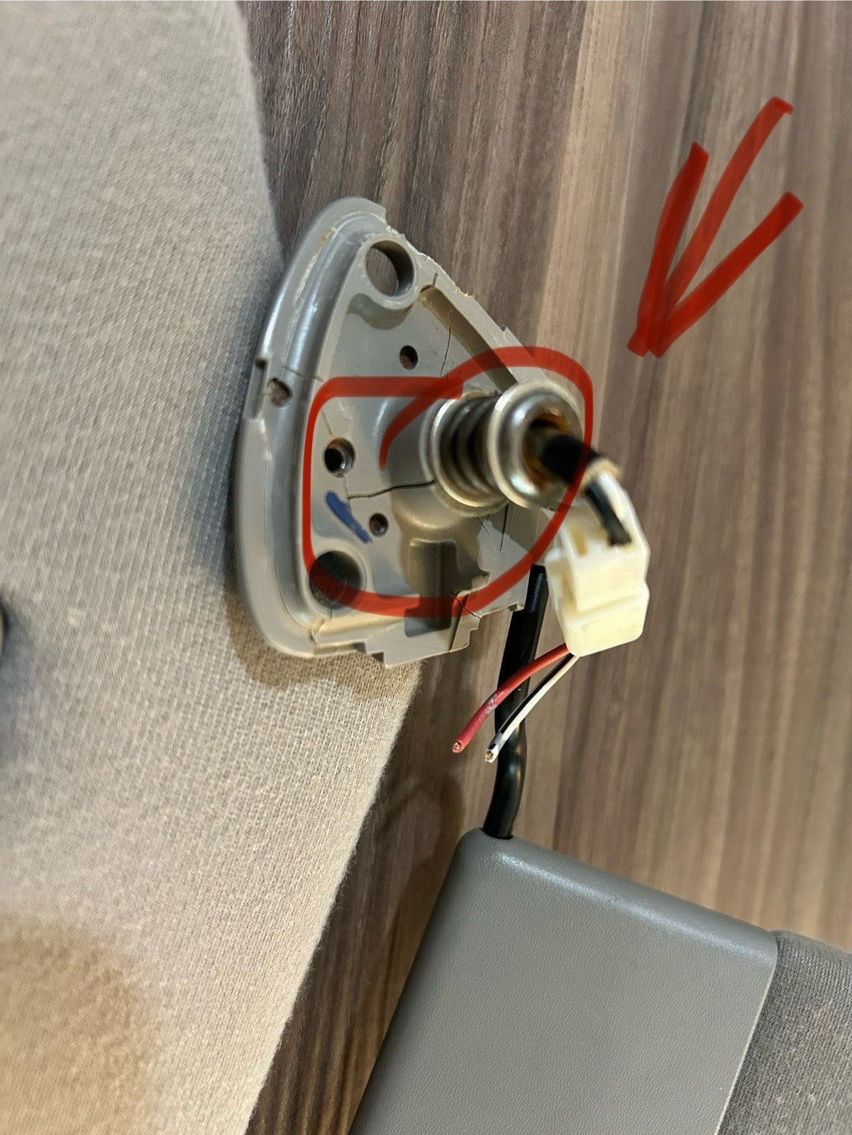 2000-2006 Toyota Tundra Sequoia DRIVER PASSENGER Left Right Sun Visor  OEM Gray