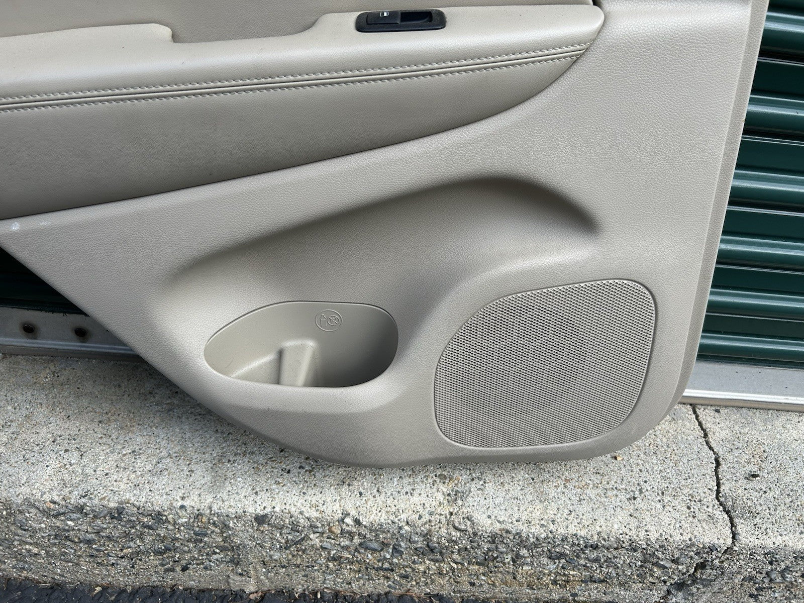 14-21 Grand Cherokee Frost Beige Rear Driver Side Left Interior Door Trim Panel