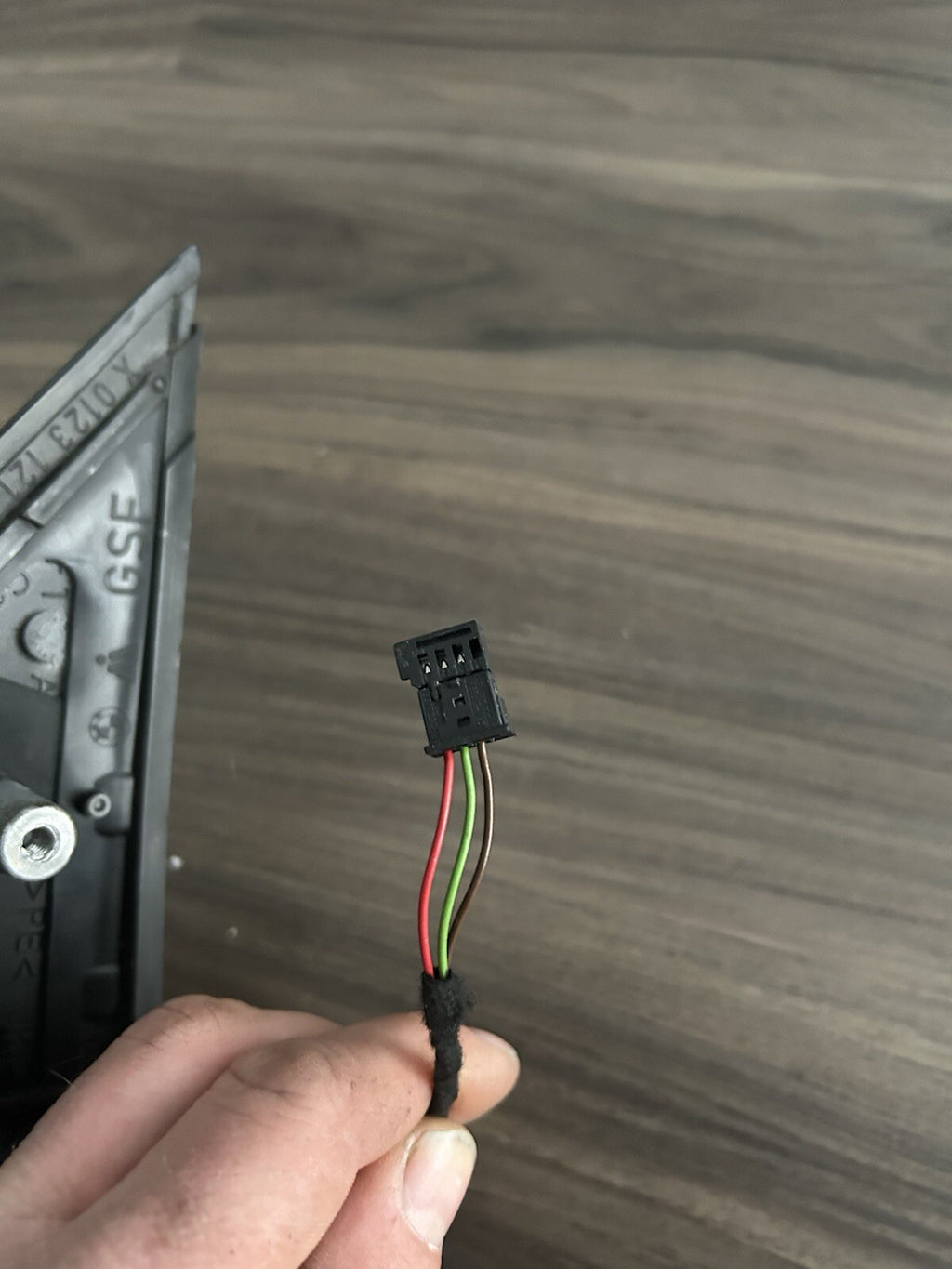 BMW E60 E61 2008 LEFT DRIVER SIDE DOOR AUTO FOLD DIM HEATED MIRROR OEM Black