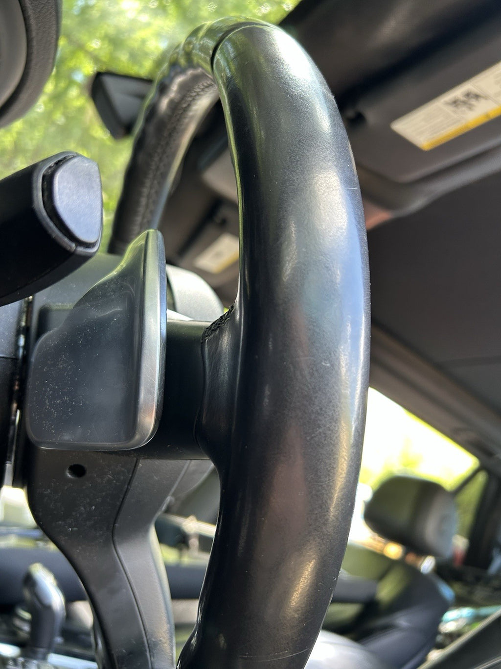 2014-2018 BMW X5 F15 15-19 BMW X6 F16 STEERING WHEEL W/ PADDLES (BLACK) M-SPORT!