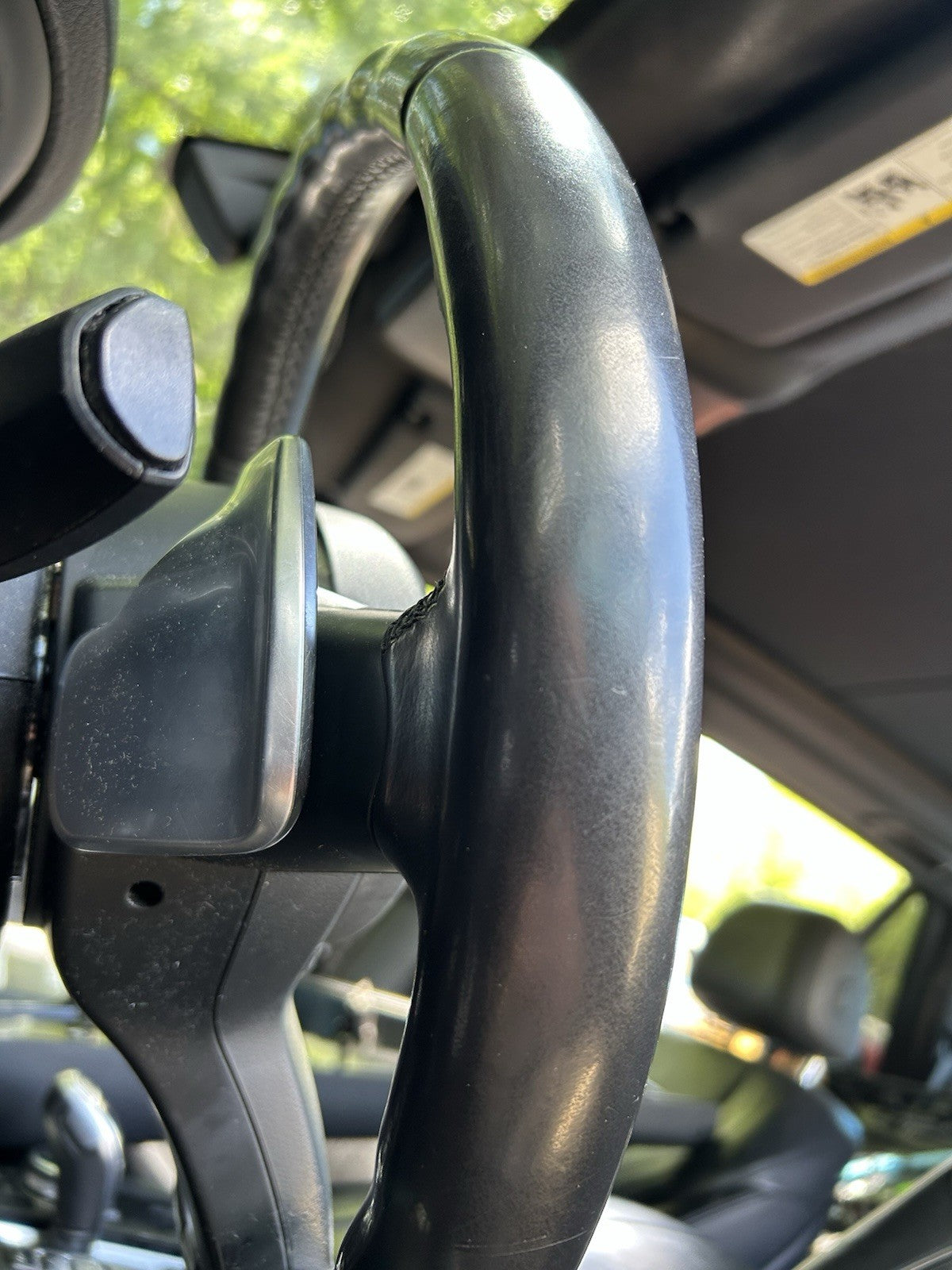 2014-2018 BMW X5 F15 15-19 BMW X6 F16 STEERING WHEEL W/ PADDLES (BLACK) M-SPORT!