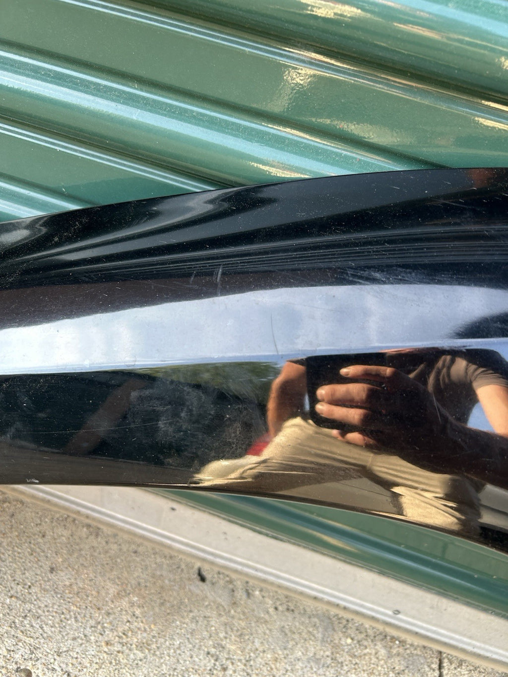 03-09 LEXUS GX470 LEFT DRIVER FRONT FENDER FLARE BLACK 202