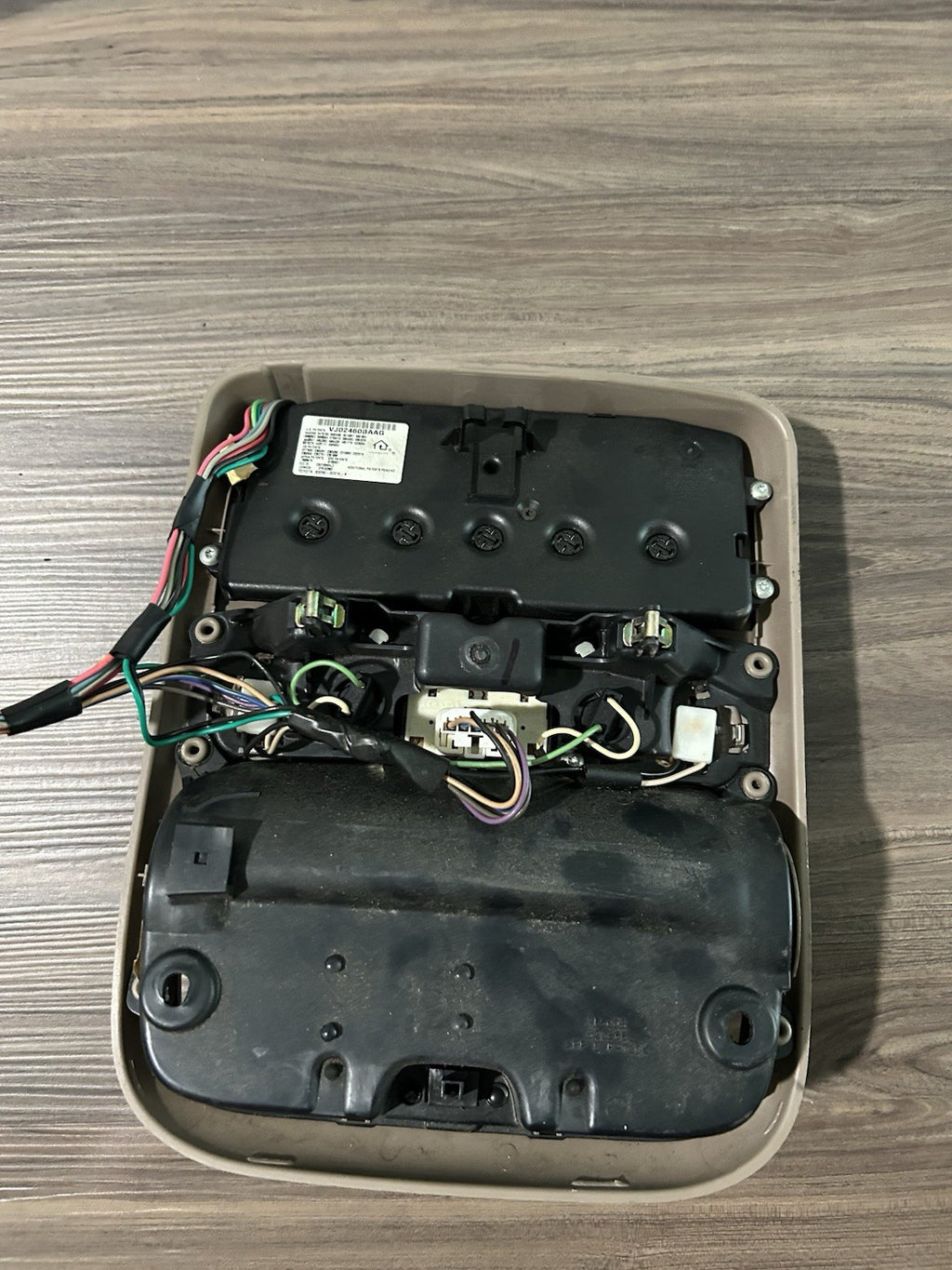 2001  - 2007 Toyota Sequoia Overhead Console Dome Light  Beige OEM