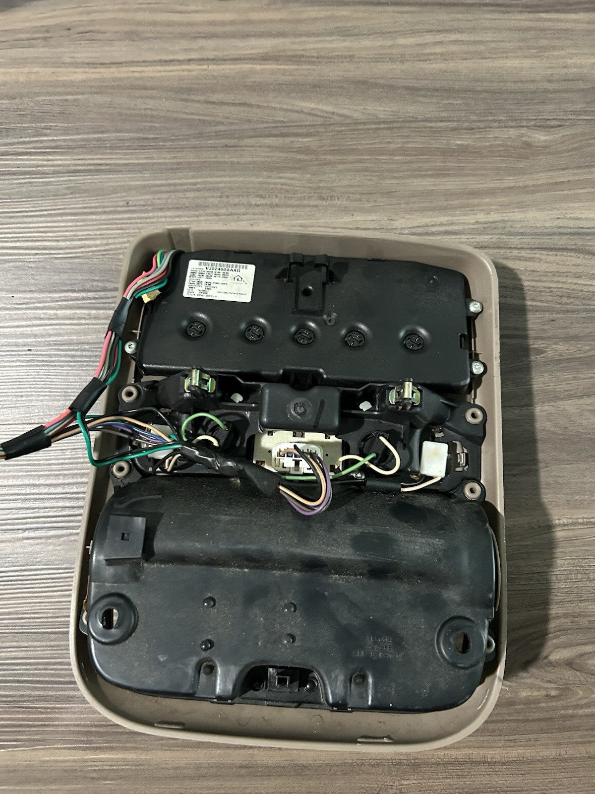 2001  - 2007 Toyota Sequoia Overhead Console Dome Light  Beige OEM