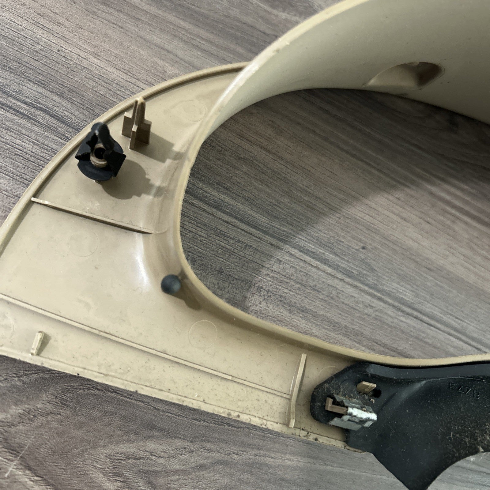 1999-2004 Ford Mustang Speedometer Gauge Cluster Trim Bezel Beige OEM