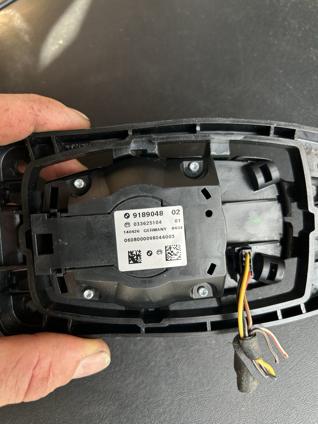 iDrive Navigation Controller Knob w bracket  2008 BMW 528i 9189048